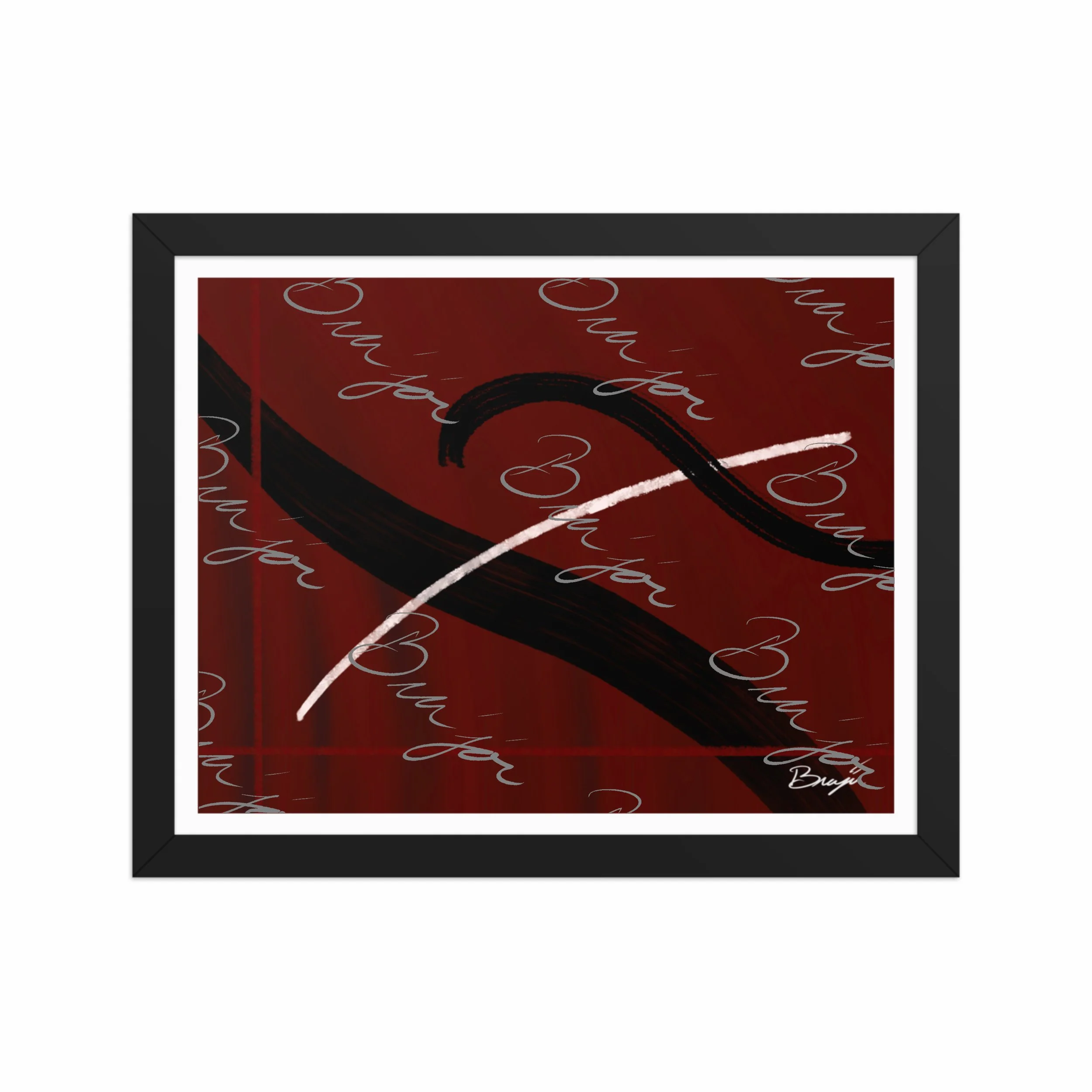 Framed Artwork - Title: Found