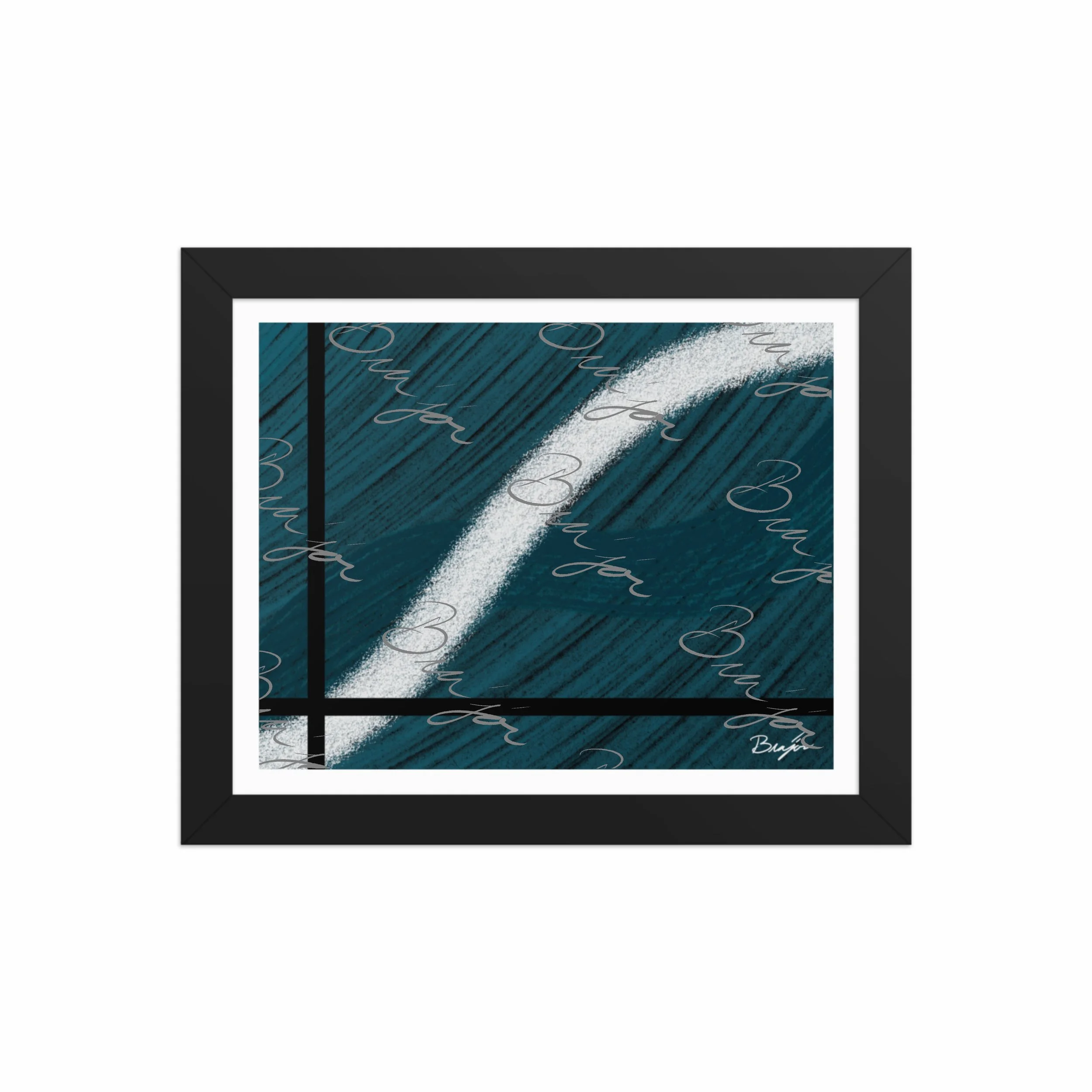 Framed Artwork - Title: The Storm