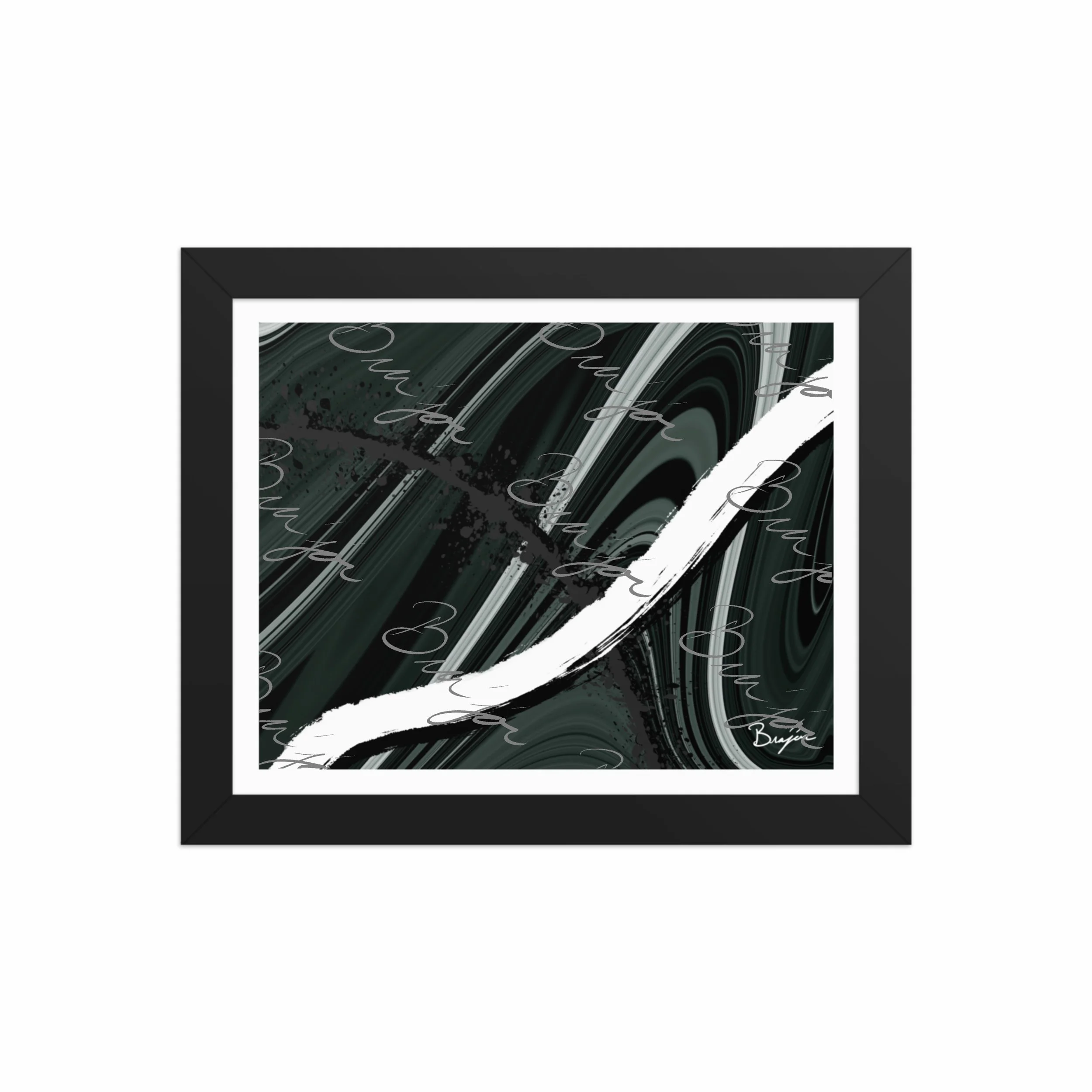 Framed Artwork - Title: High