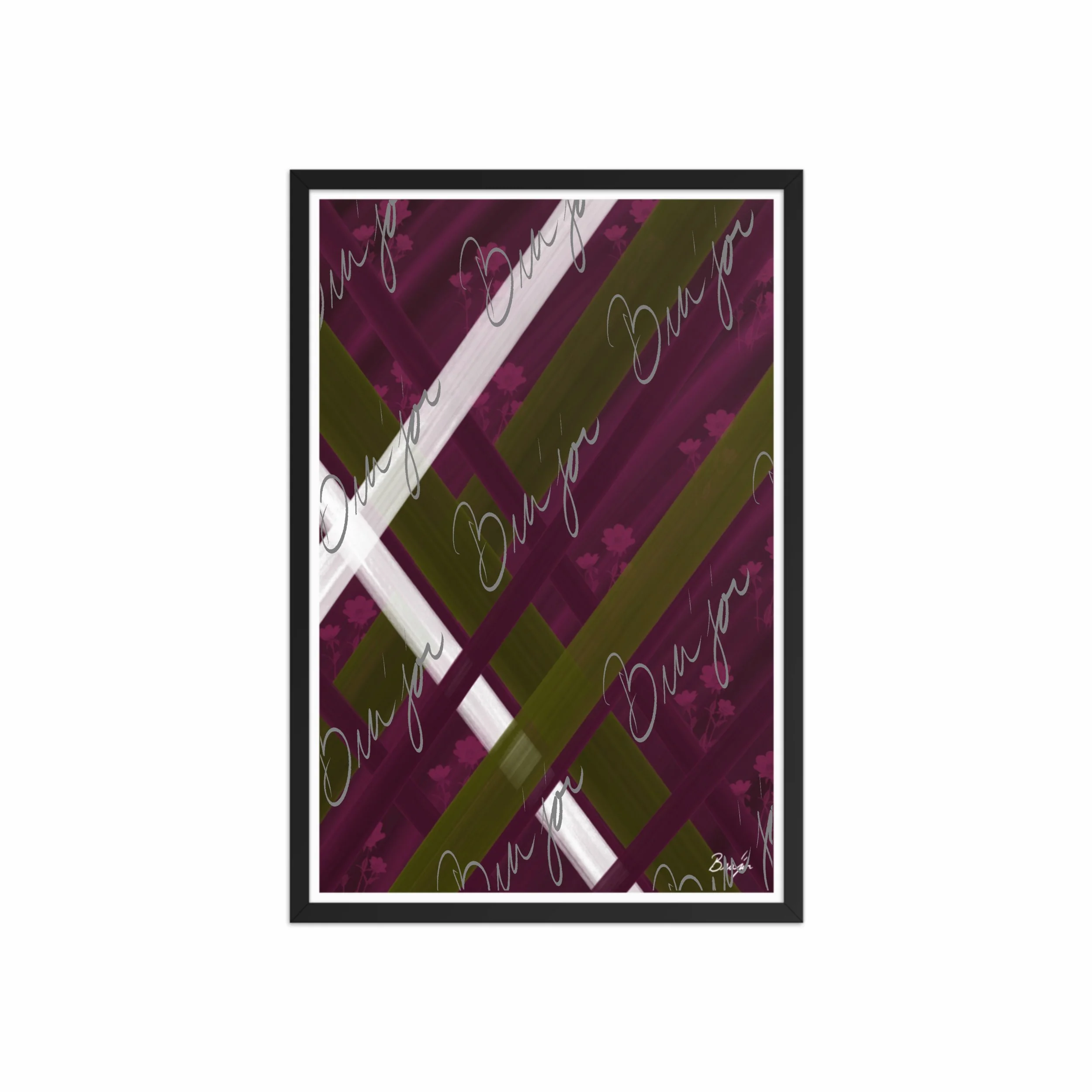 Framed Artwork - Title: Complex