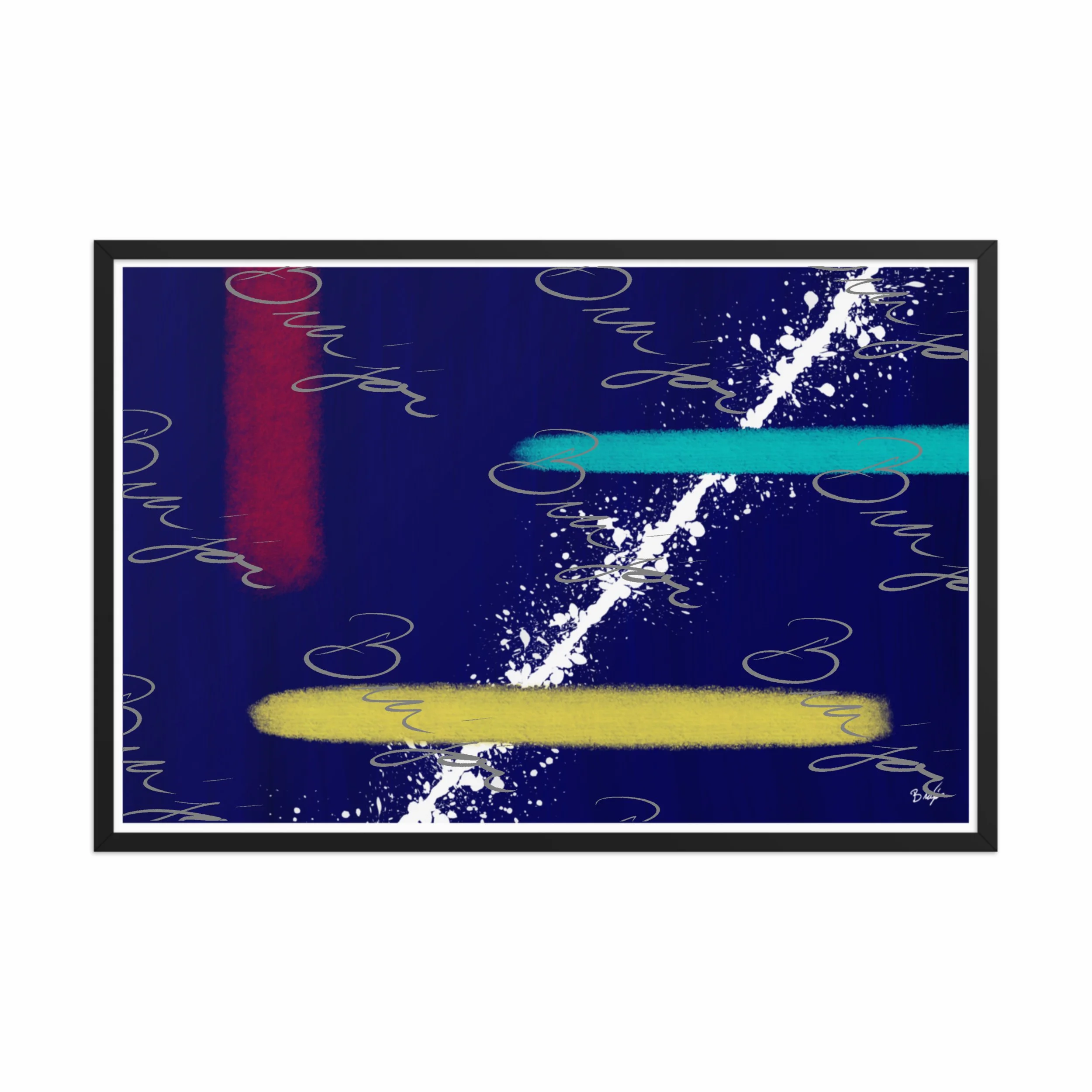 Framed Artwork - Title: Act II