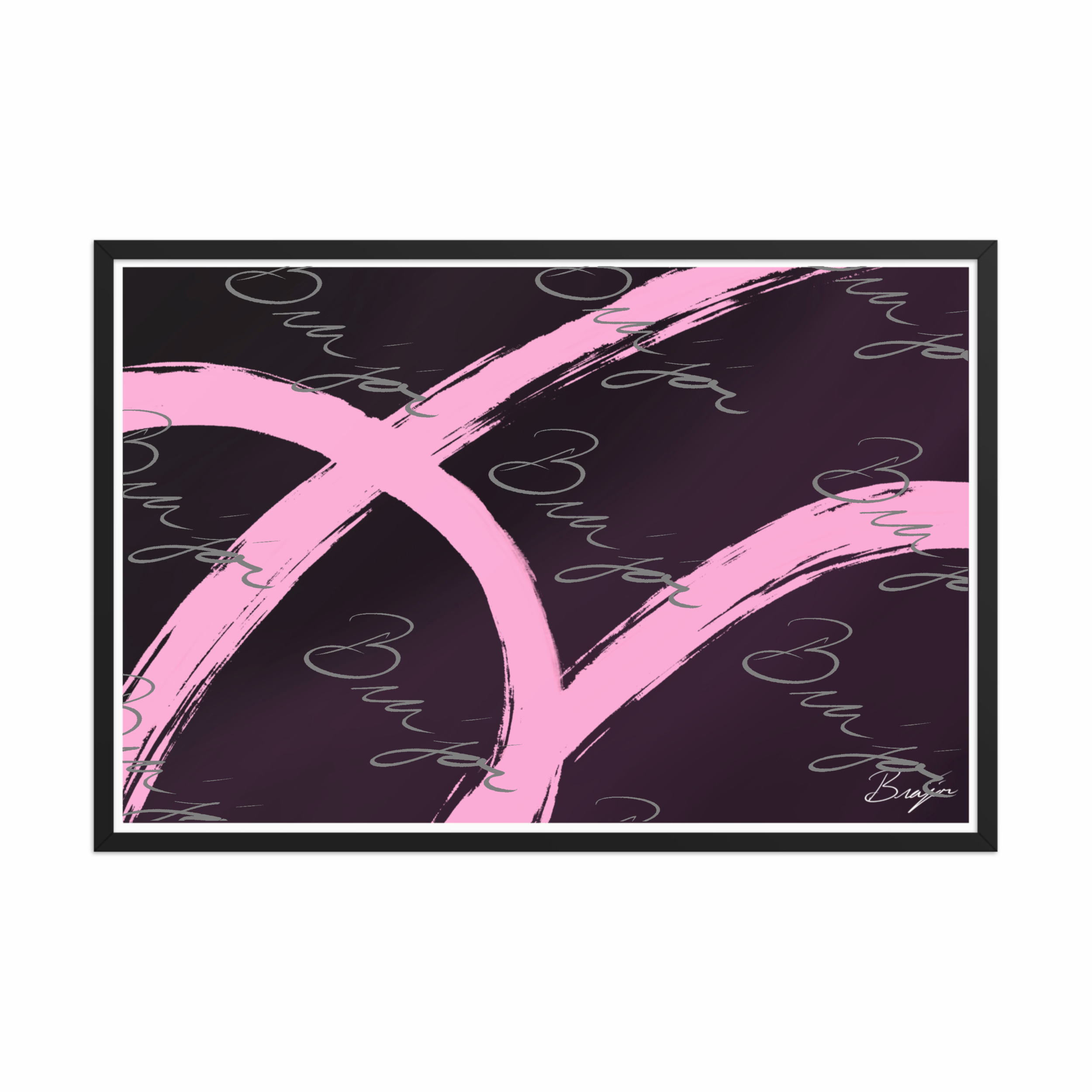 Framed Artwork - Title: Sentiment