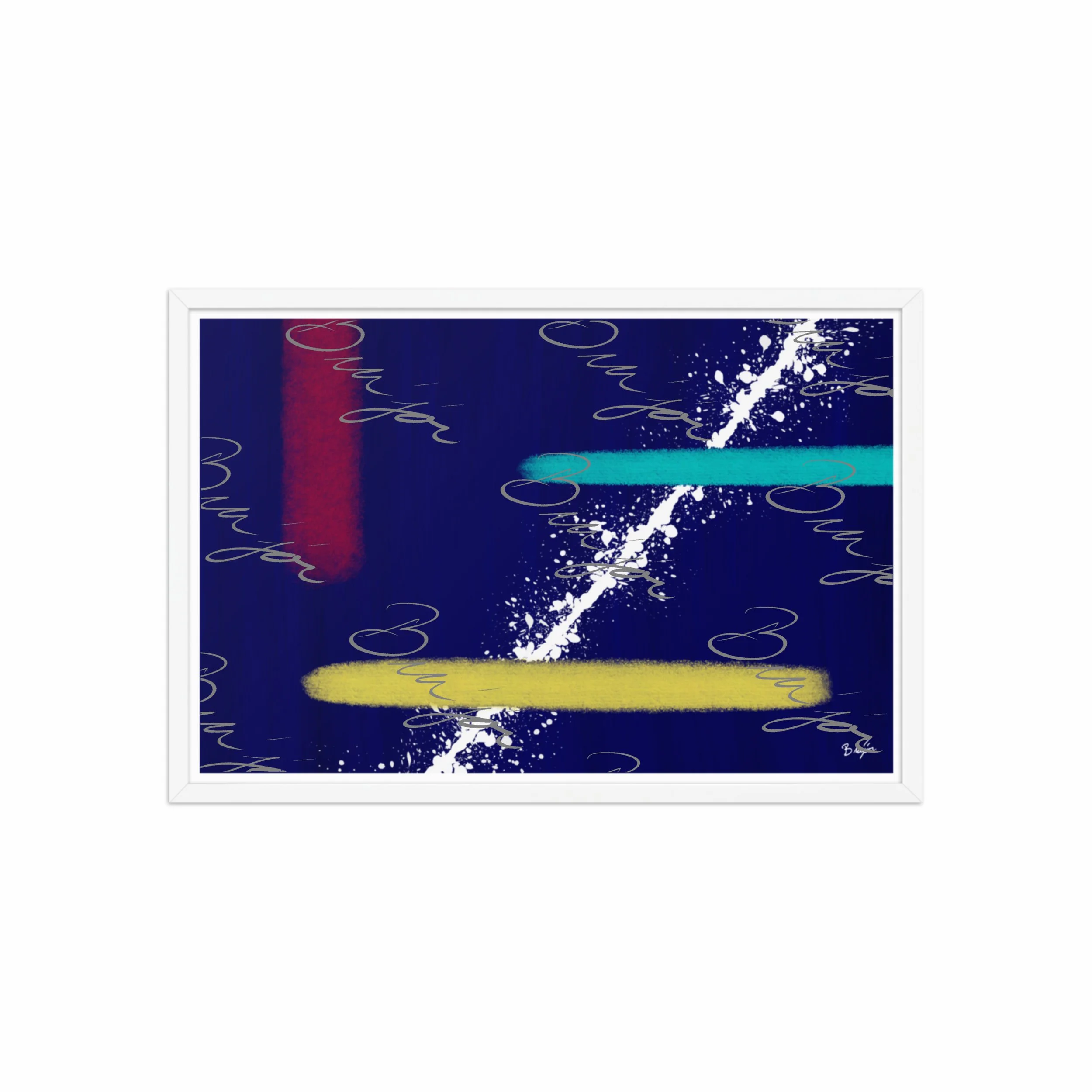 Framed Artwork - Title: Act II