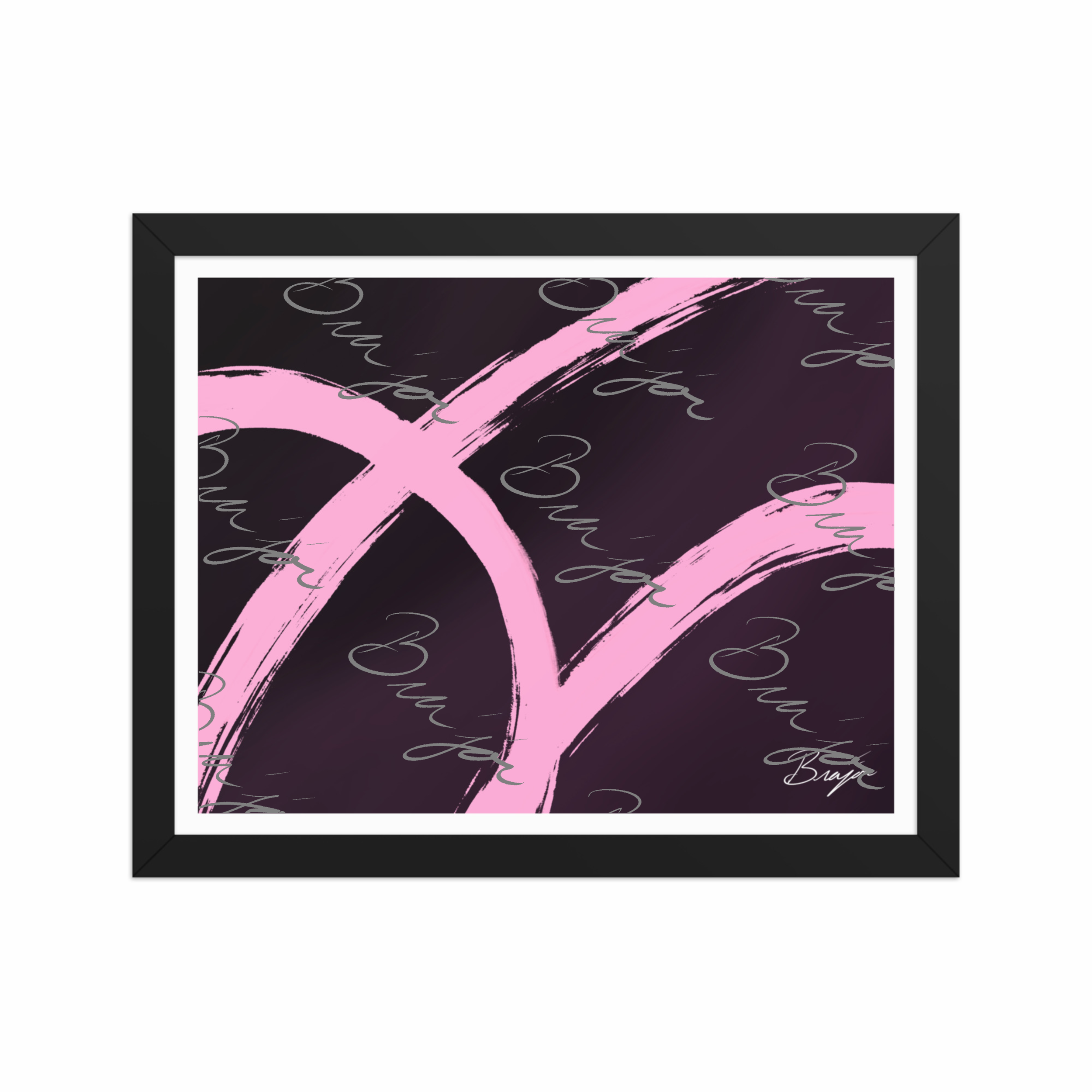 Framed Artwork - Title: Sentiment