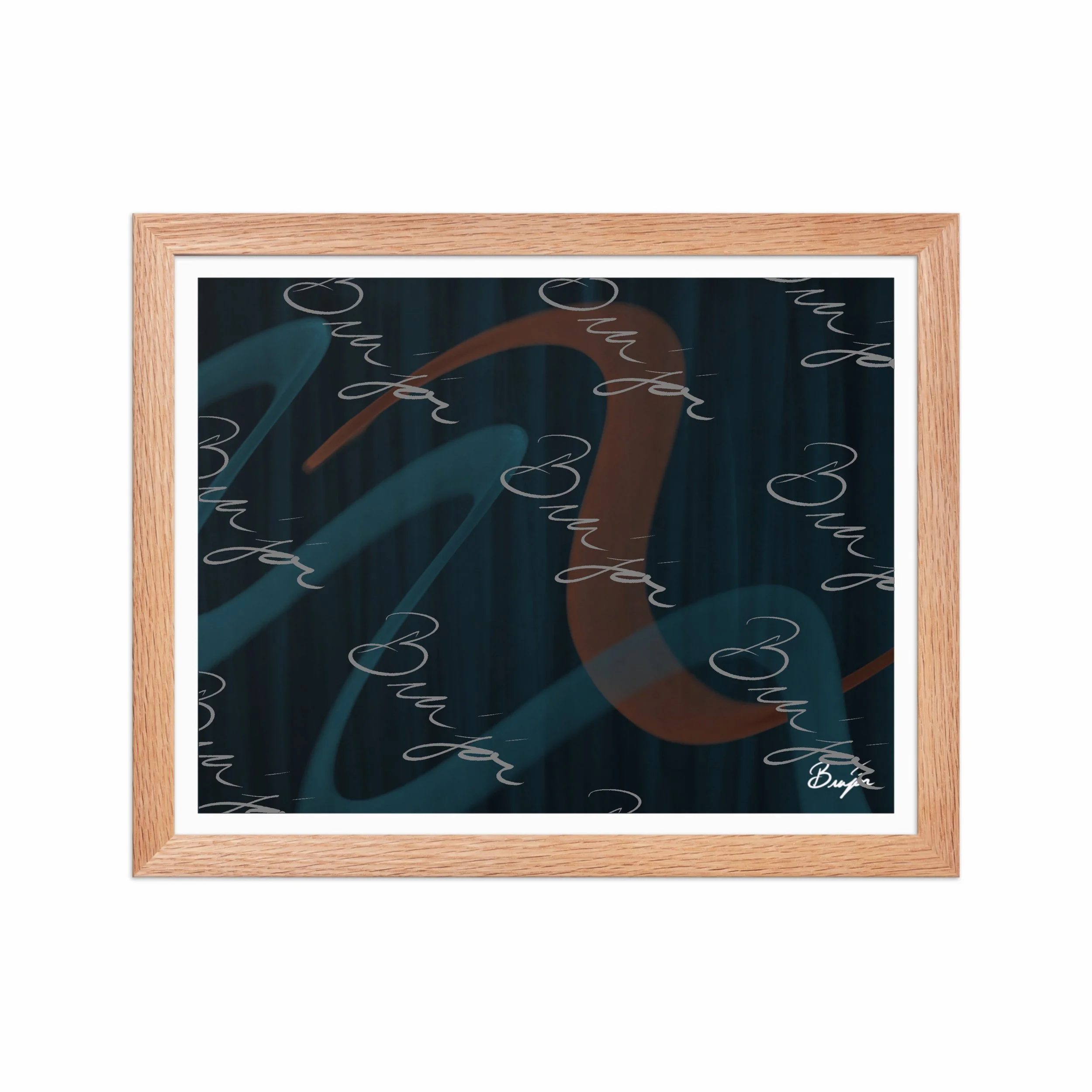 Framed Artwork - Title: Act