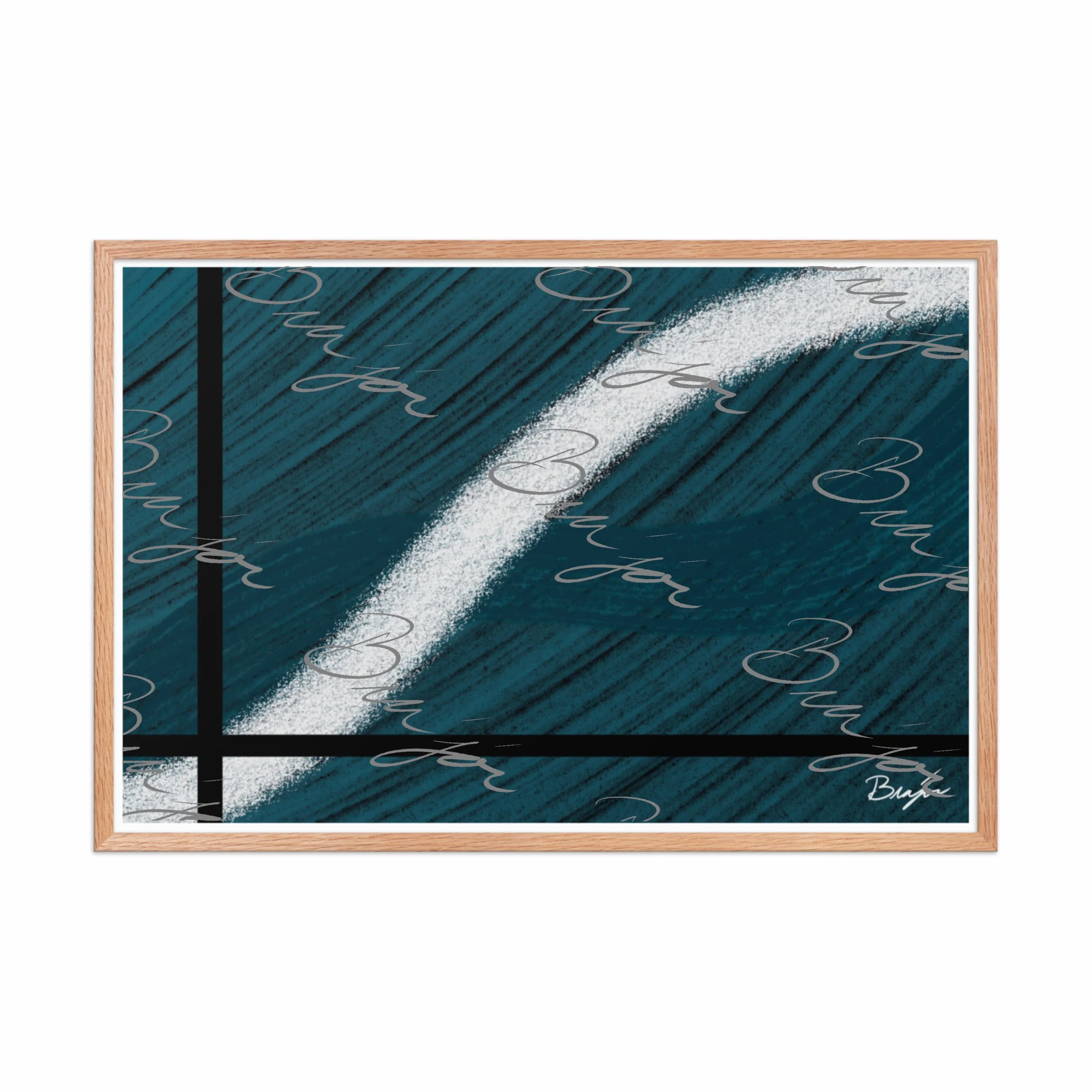 Framed Artwork - Title: The Storm