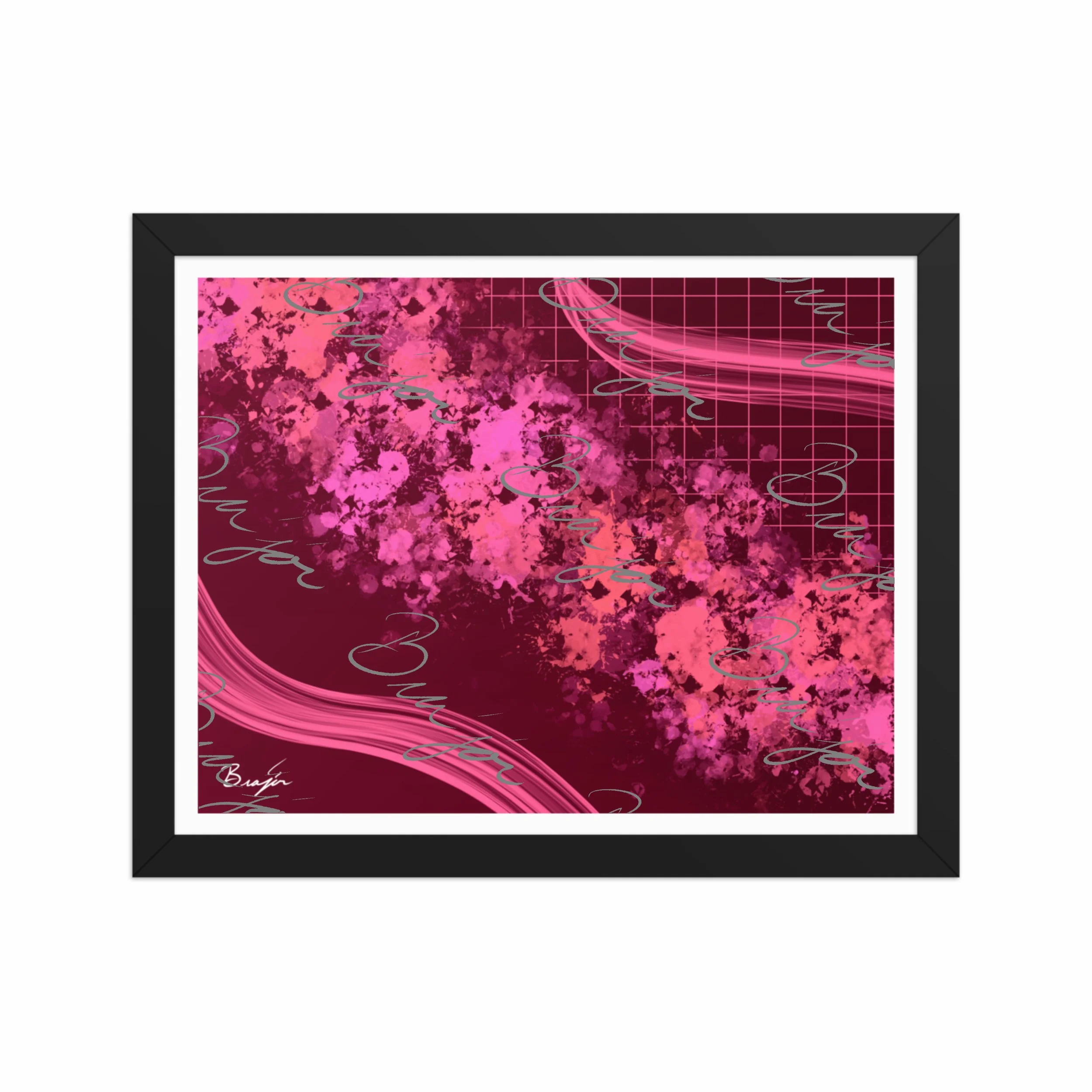 Framed Artwork - Title: Soft