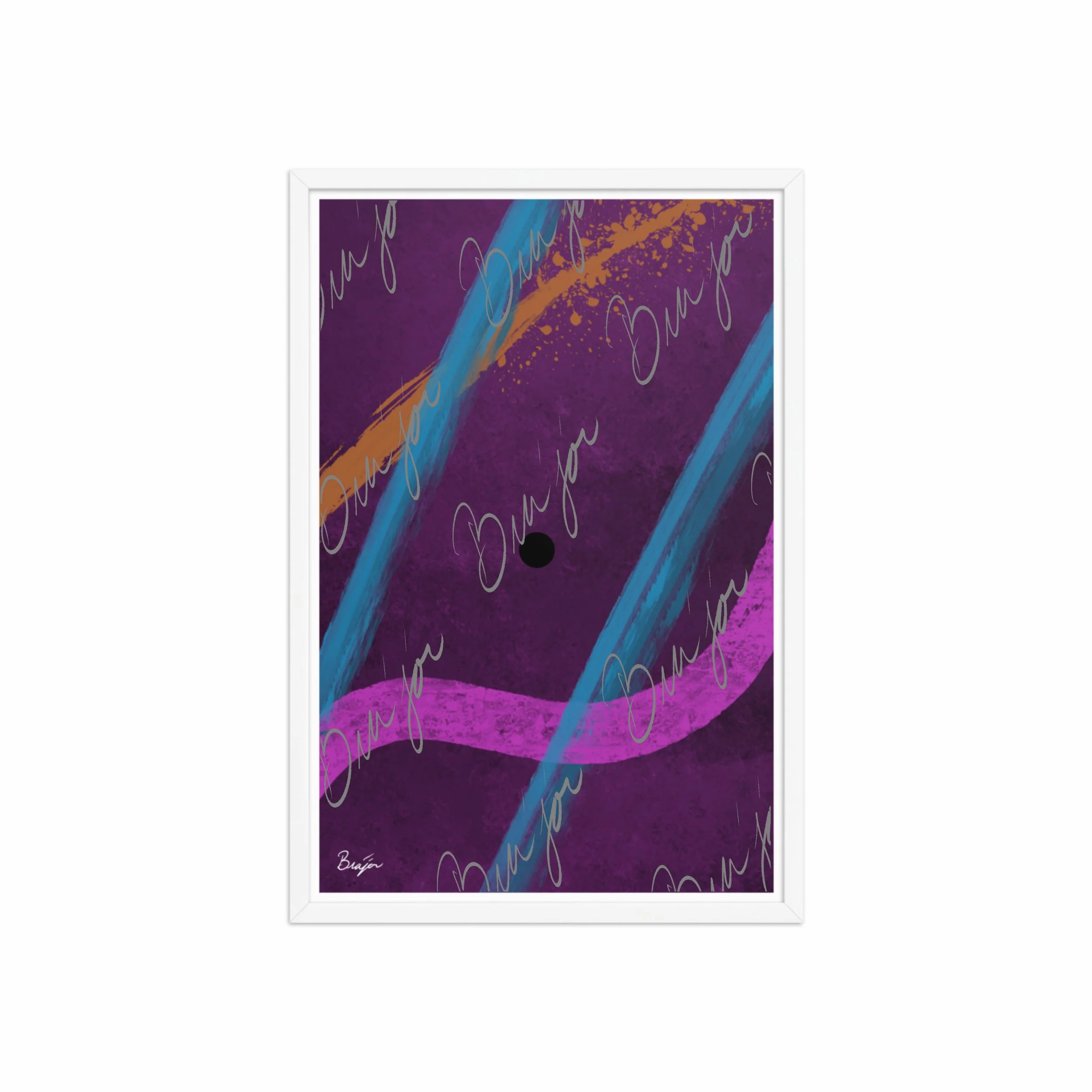 Framed Artwork - Title: Absent