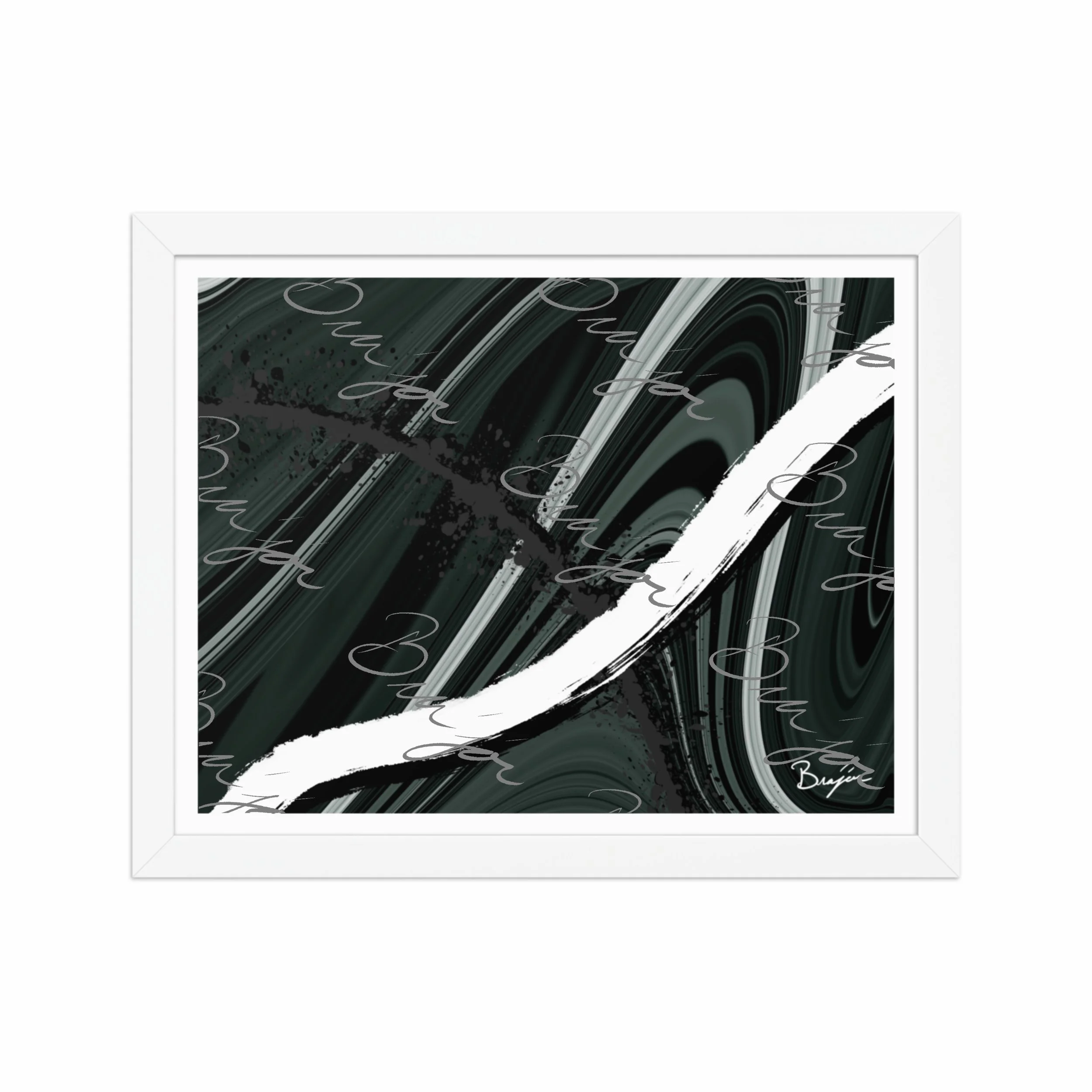 Framed Artwork - Title: High