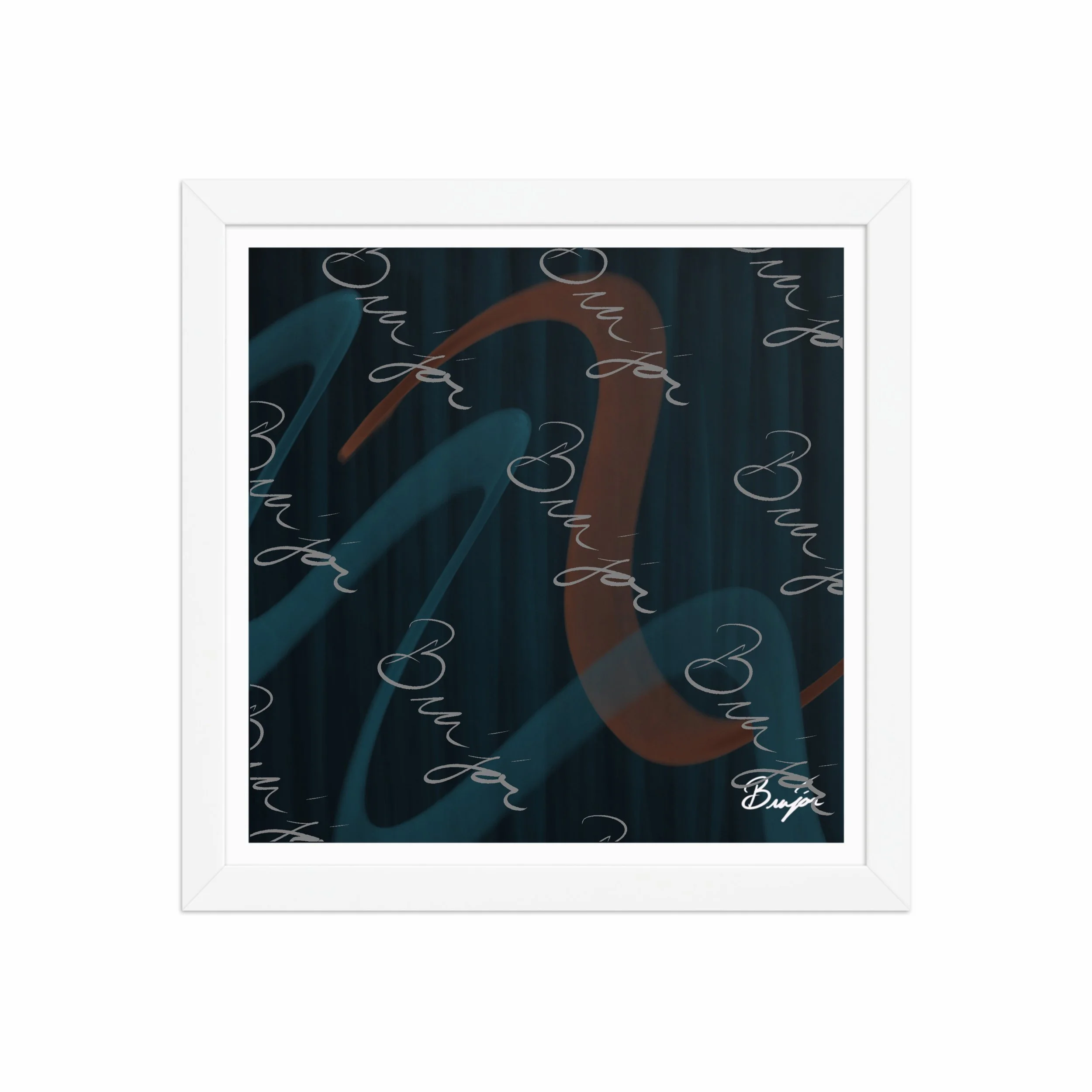 Framed Artwork - Title: Act