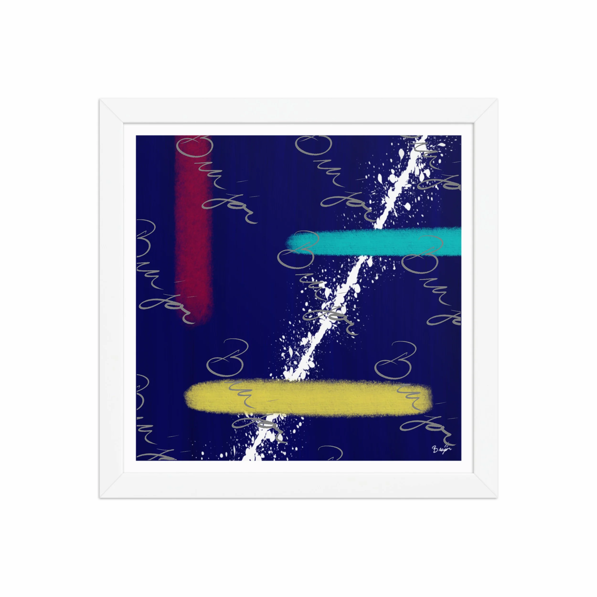 Framed Artwork - Title: Act II