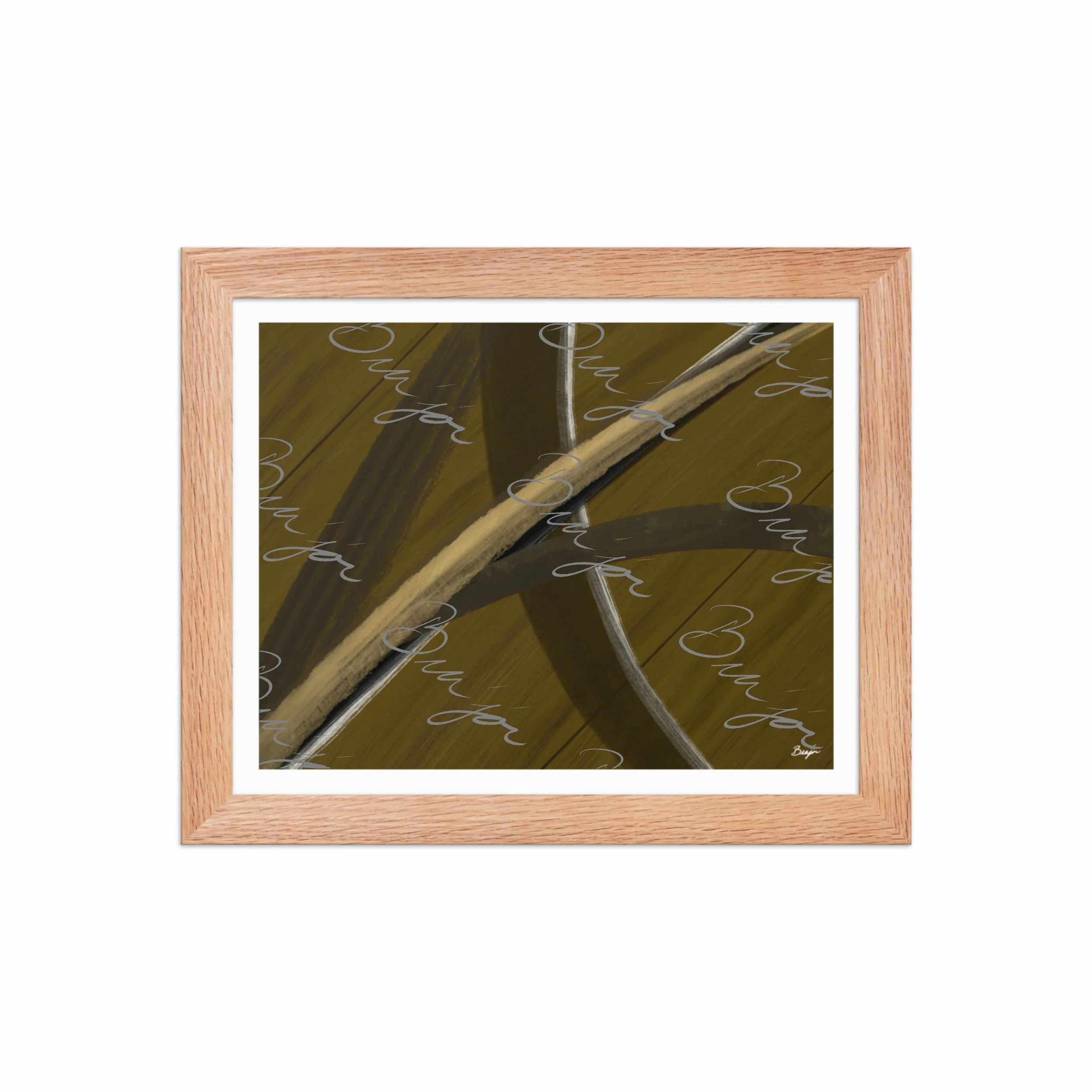 Framed Artwork - Title: Parting