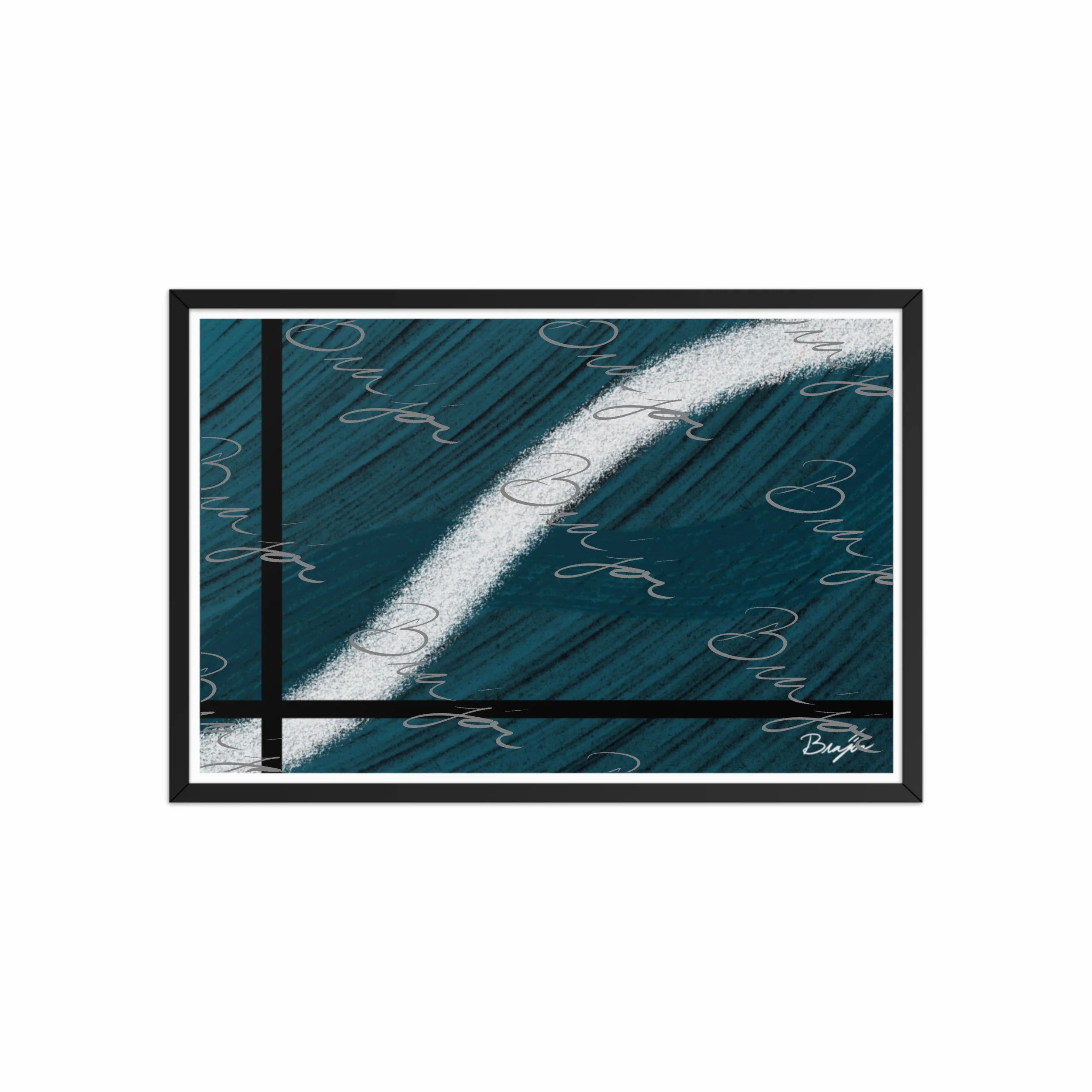 Framed Artwork - Title: The Storm