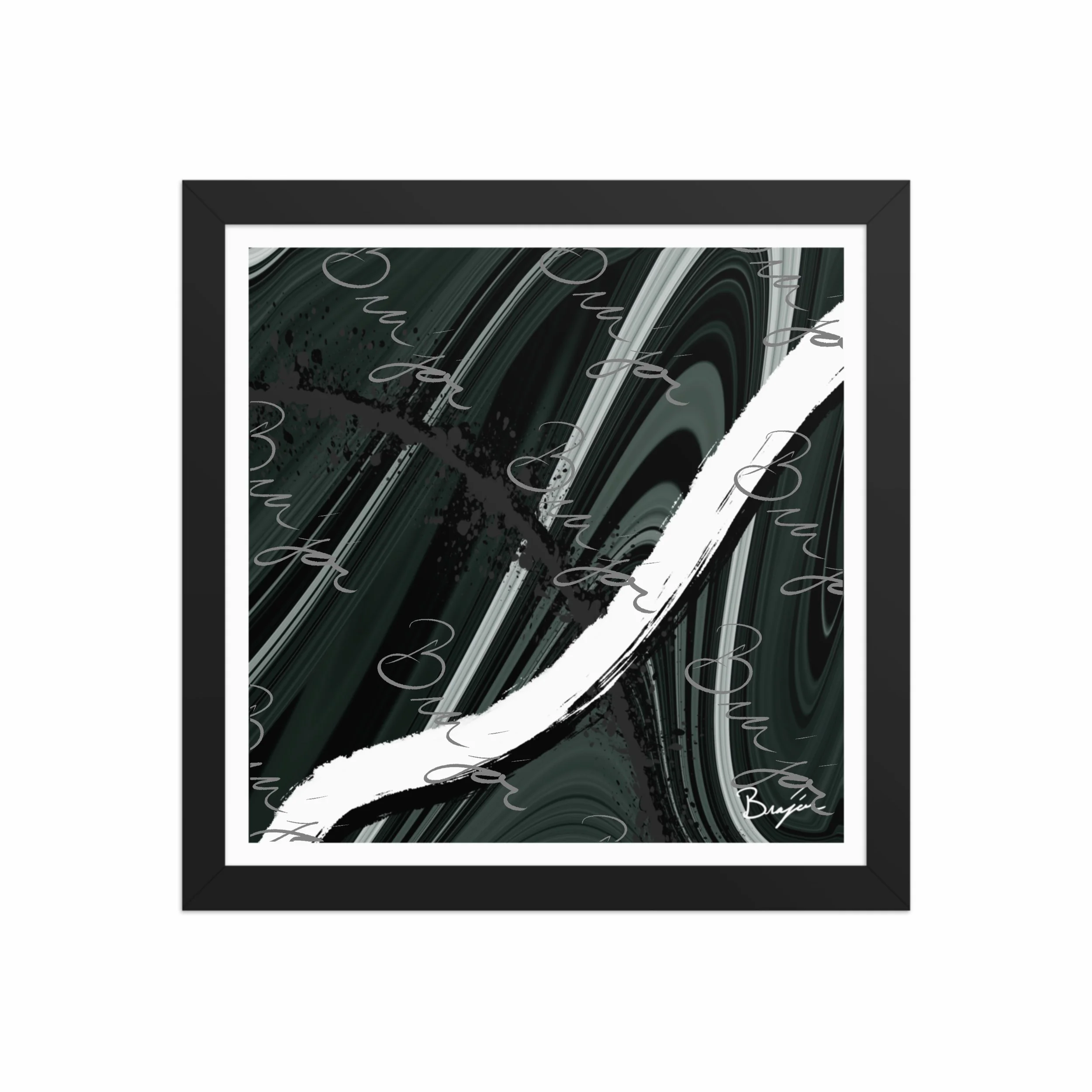 Framed Artwork - Title: High