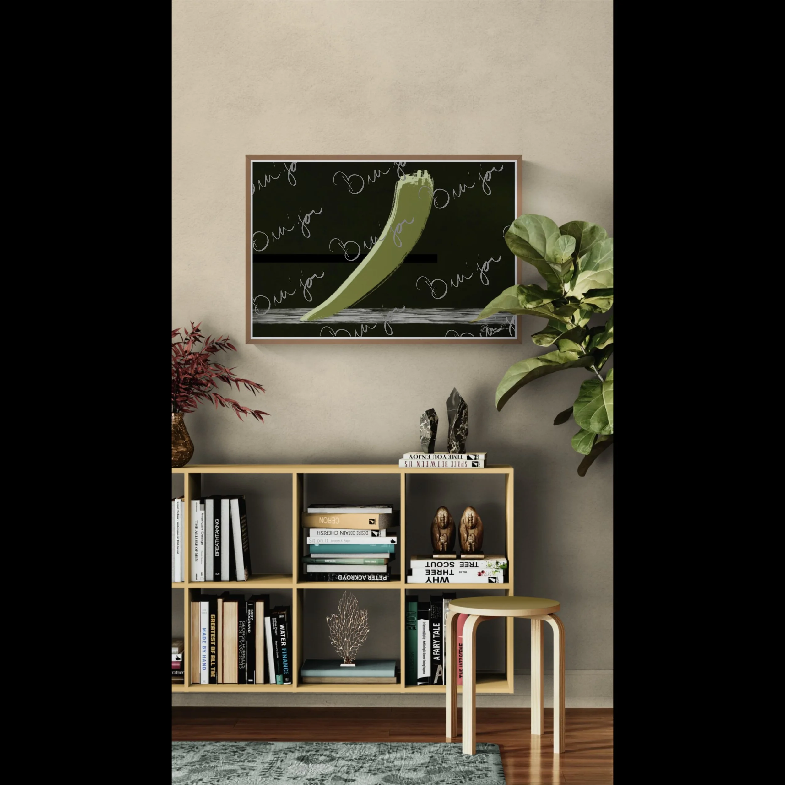 Framed Artwork - Title: Drift