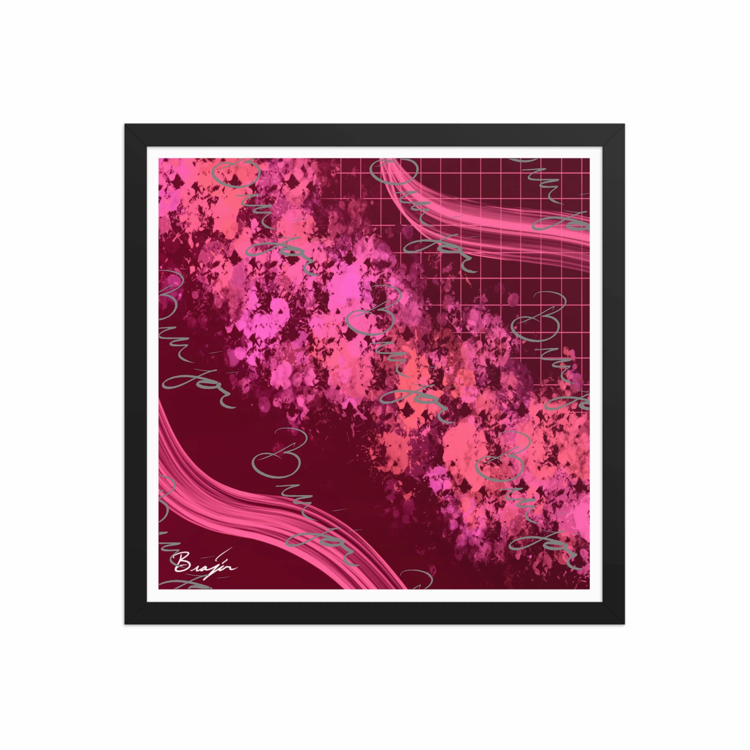 Framed Artwork - Title: Soft