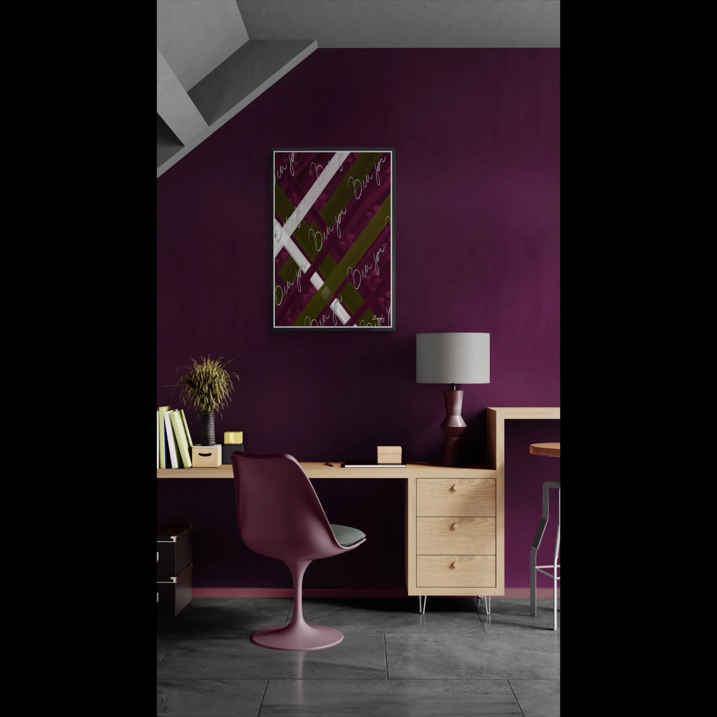 Framed Artwork - Title: Complex