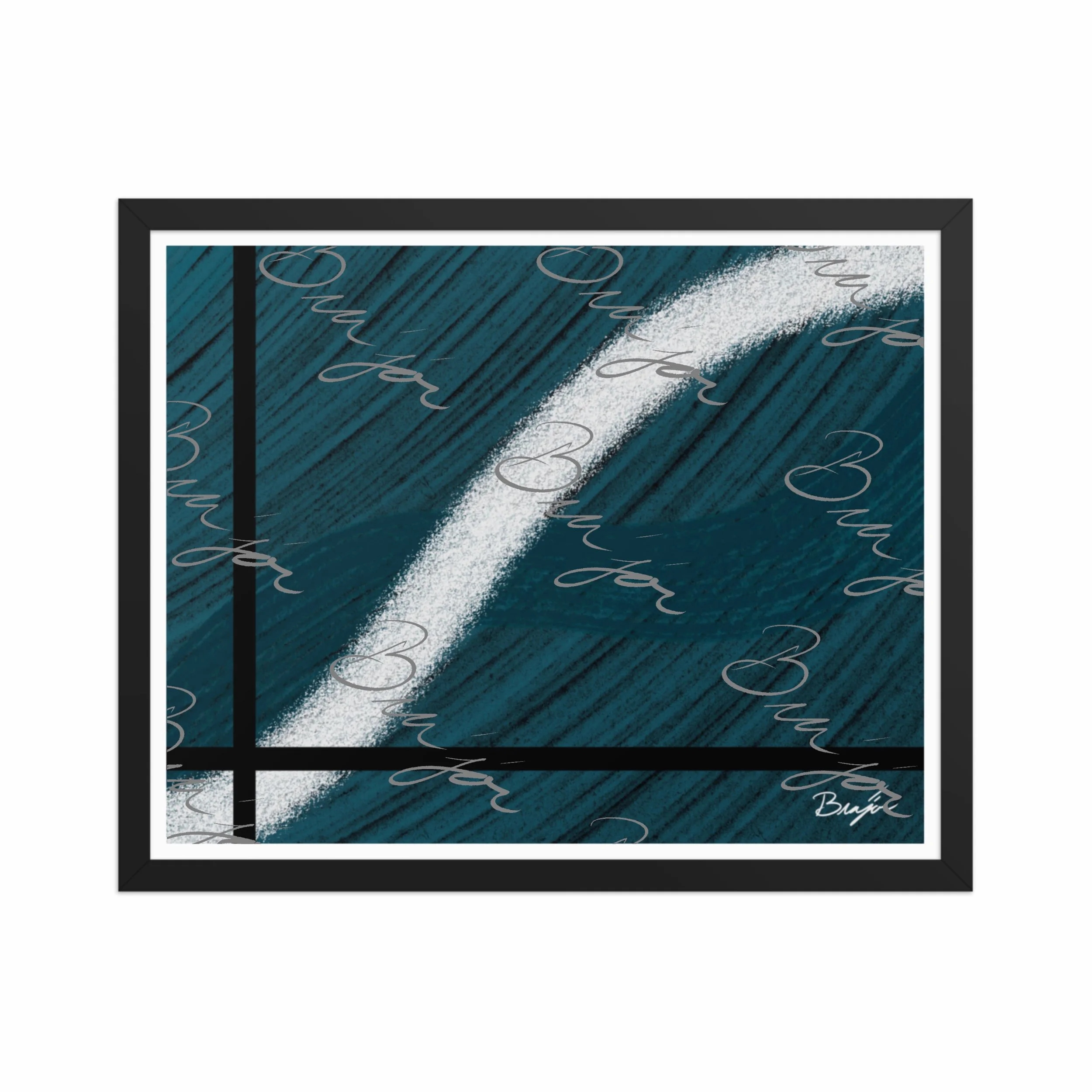 Framed Artwork - Title: The Storm