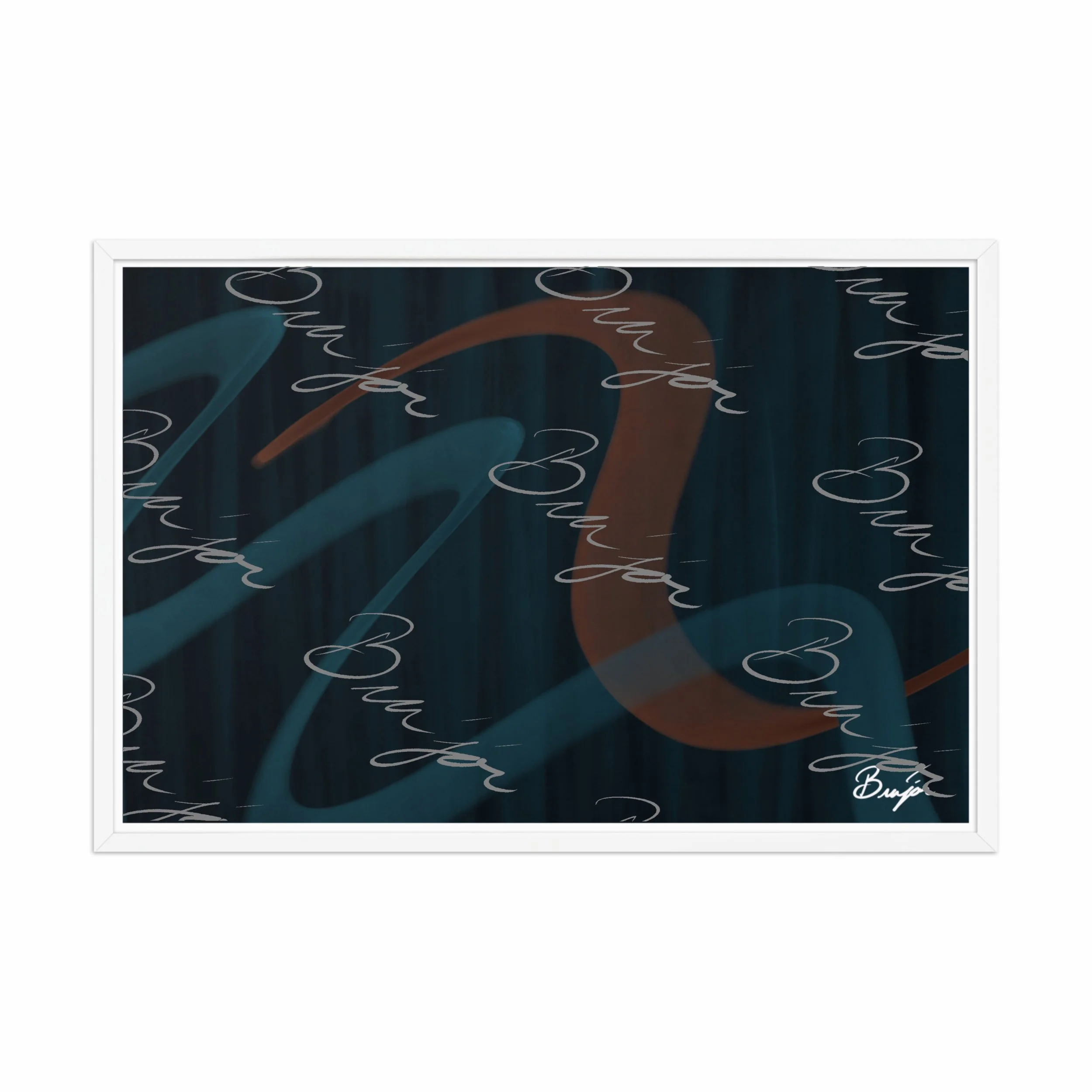 Framed Artwork - Title: Act