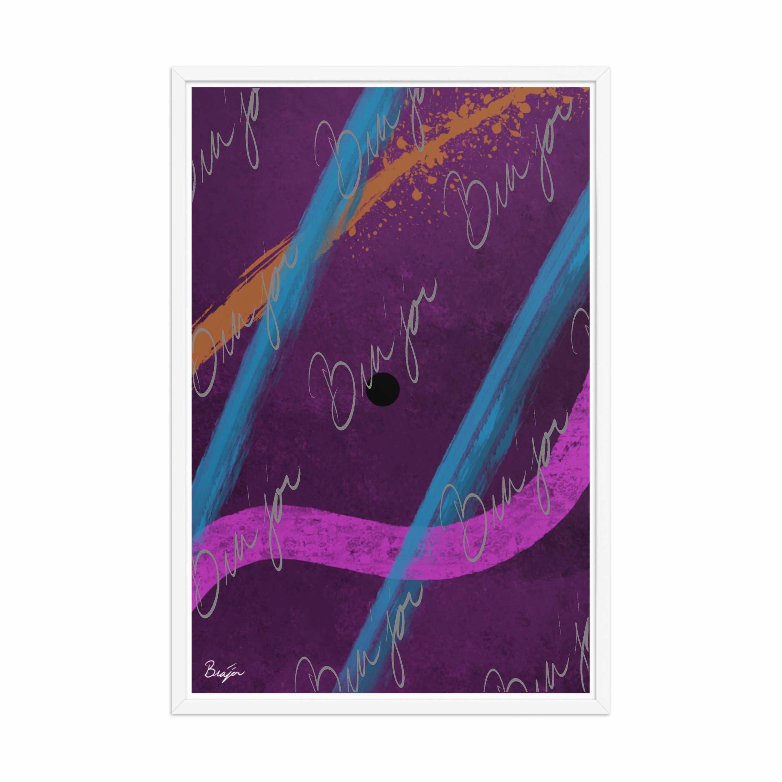 Framed Artwork - Title: Absent