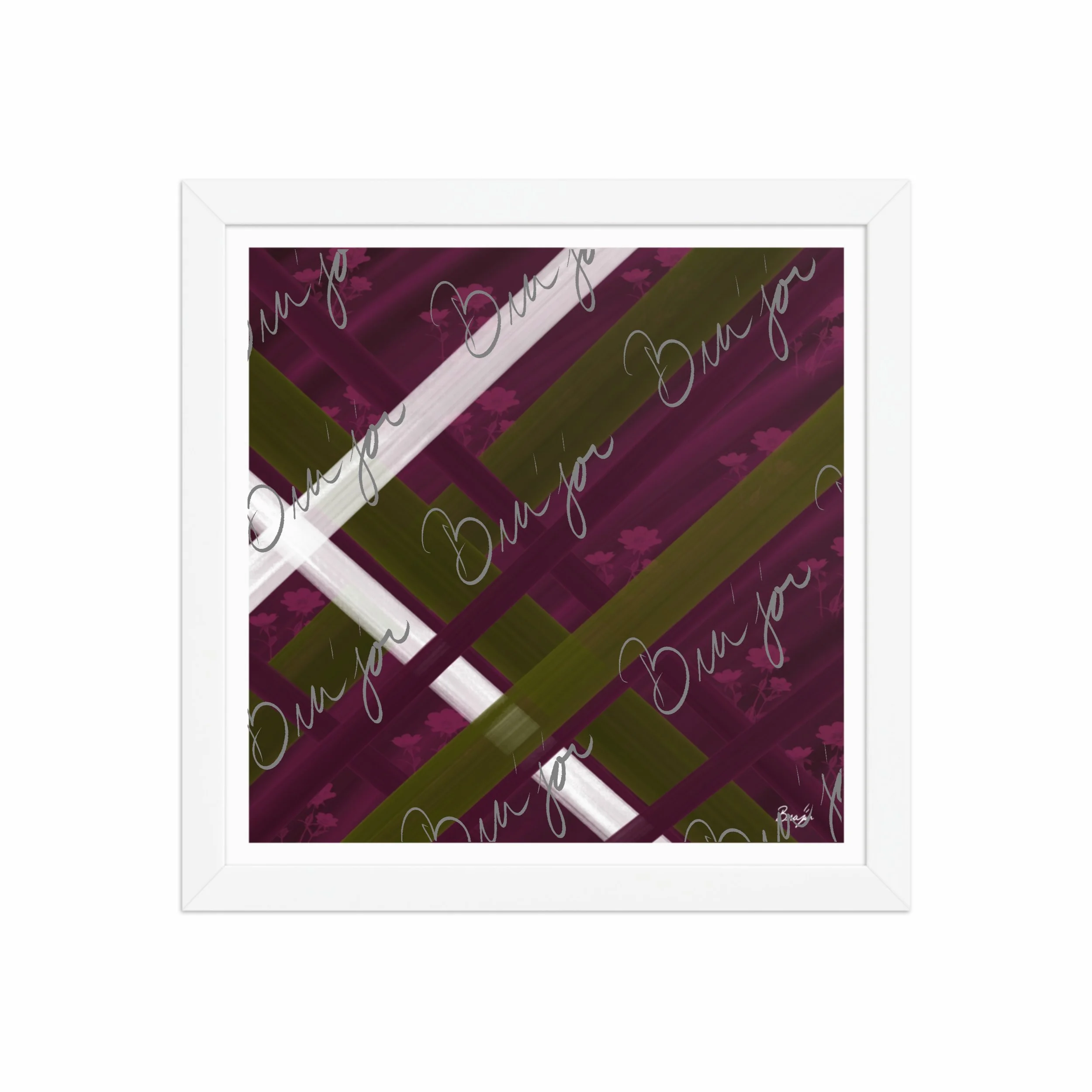 Framed Artwork - Title: Complex