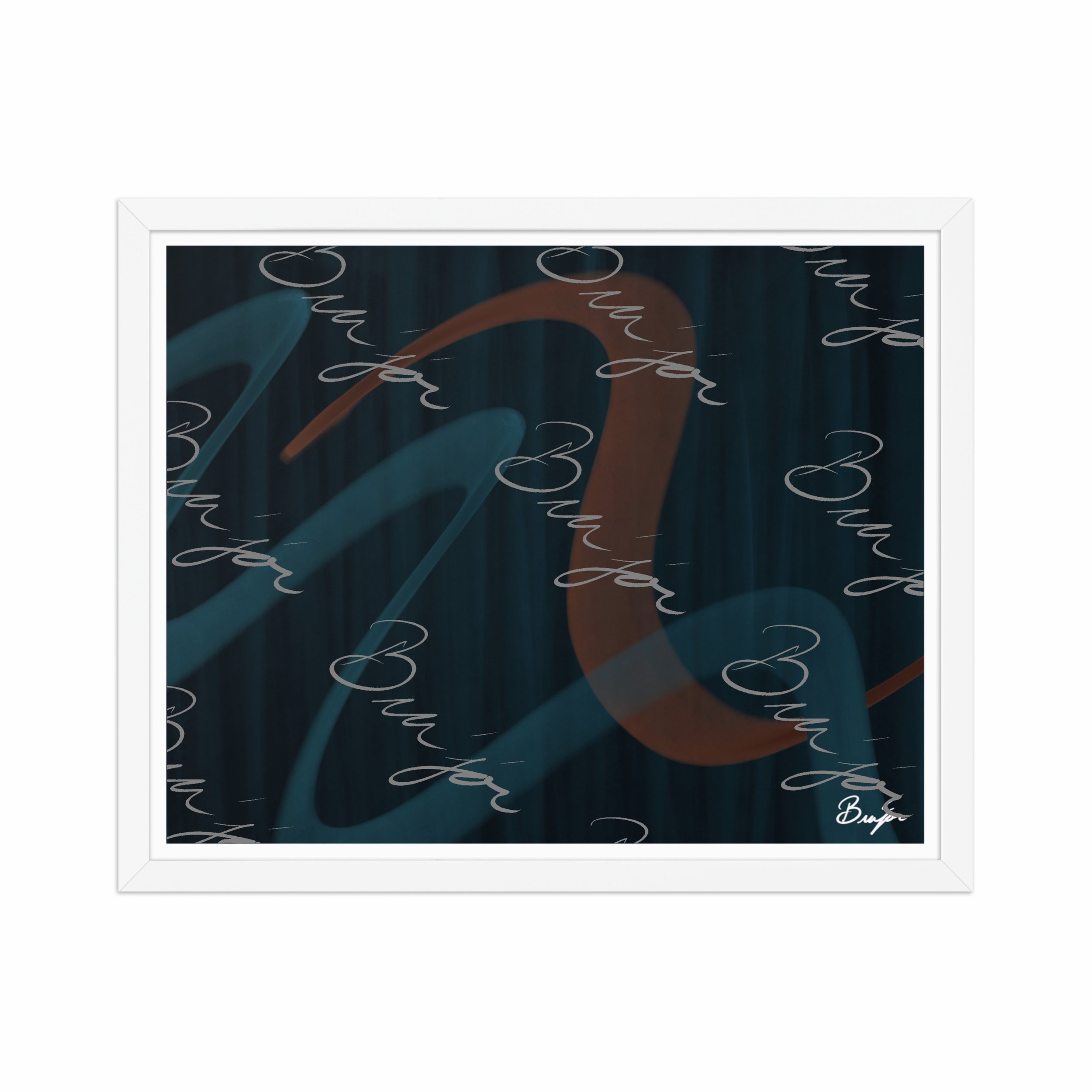 Framed Artwork - Title: Act