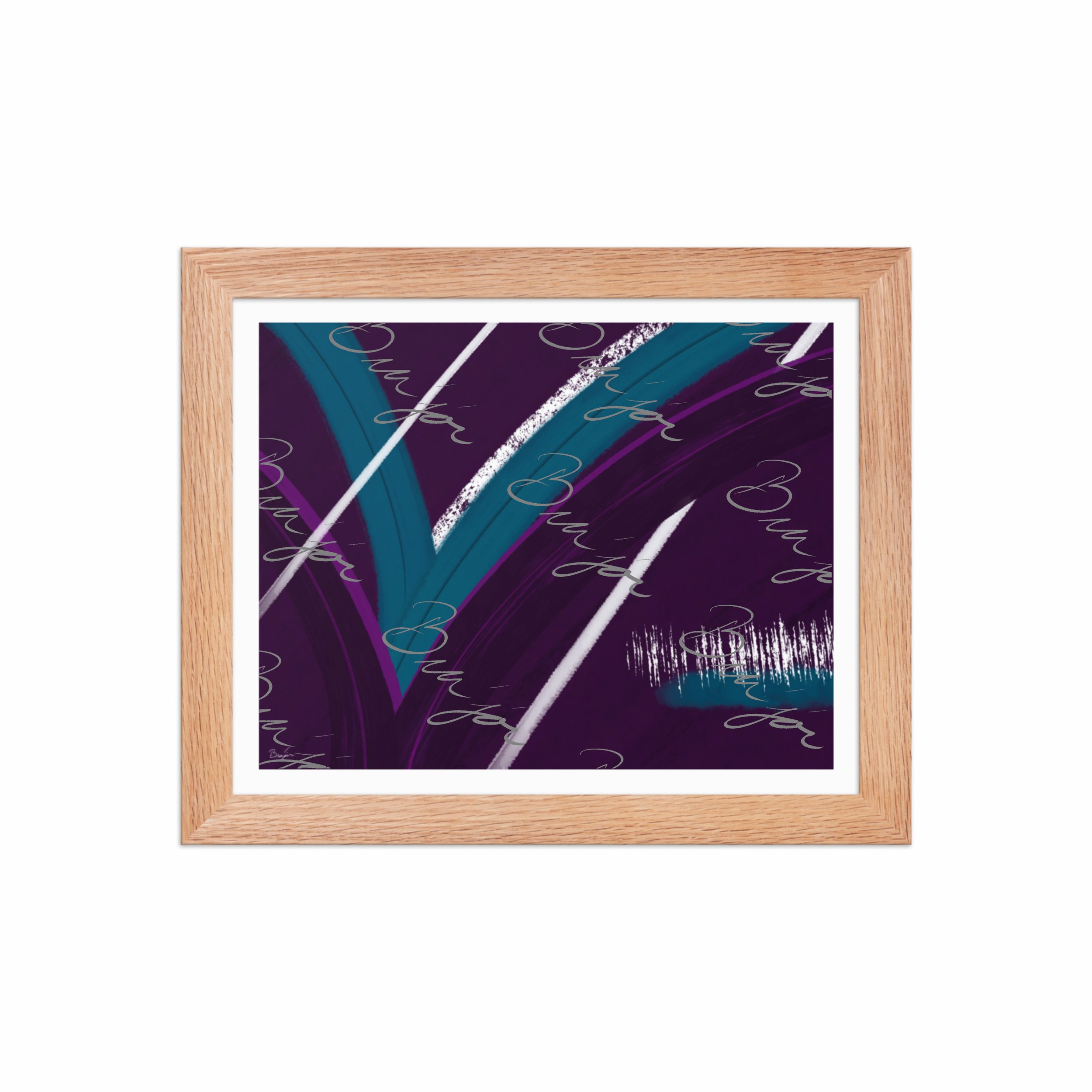 Framed Artwork - Title: Withdraw