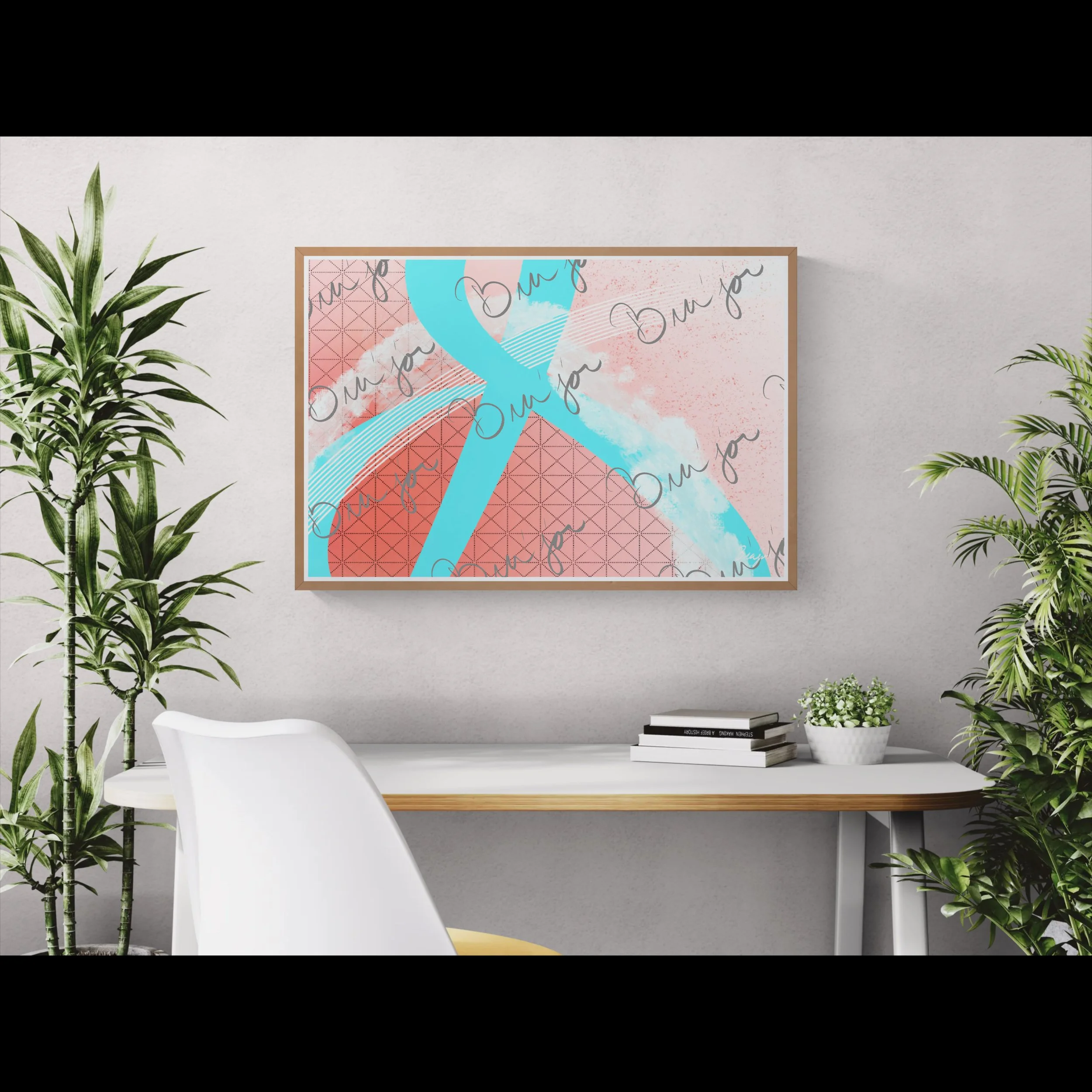 Framed Artwork - Title: Coast