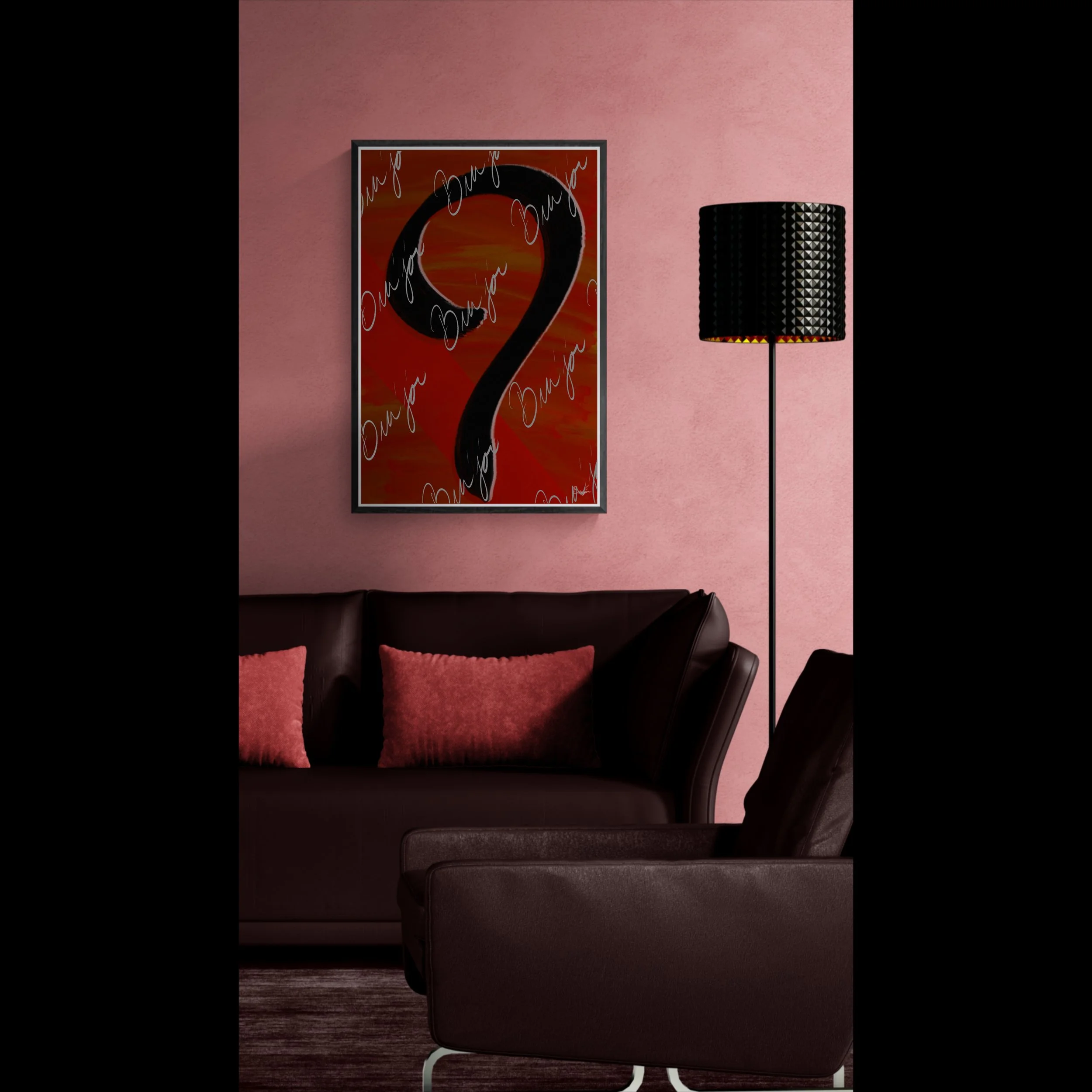 Framed Artwork - Title: Unanswered