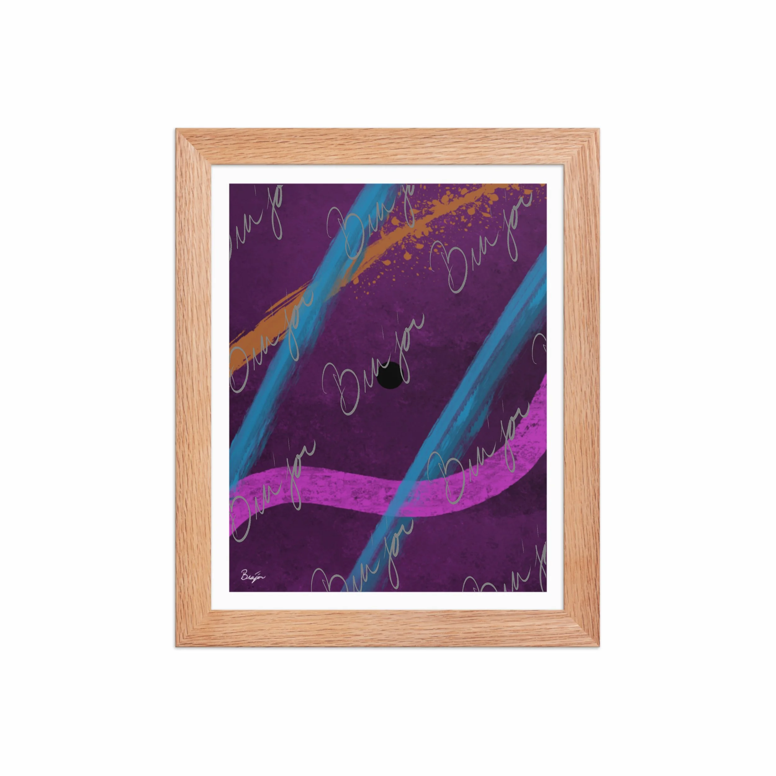 Framed Artwork - Title: Absent