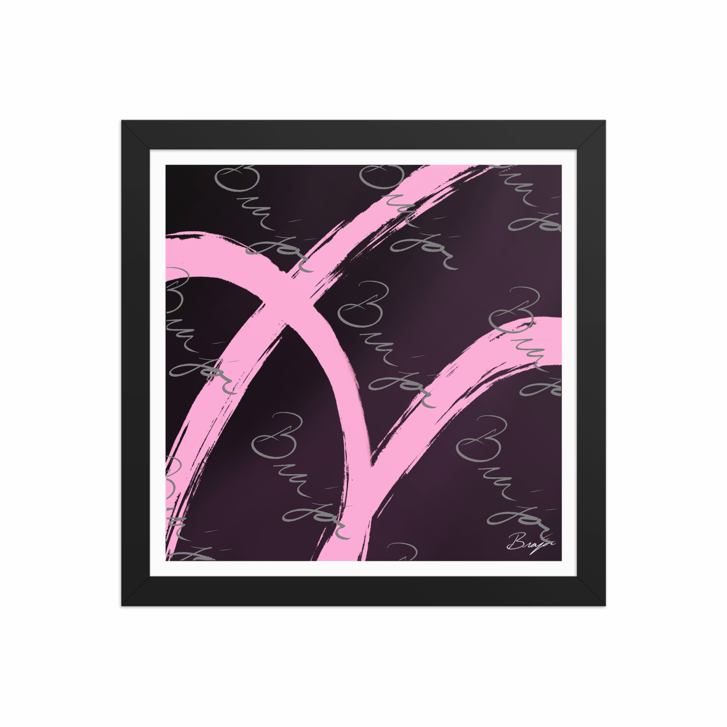 Framed Artwork - Title: Sentiment