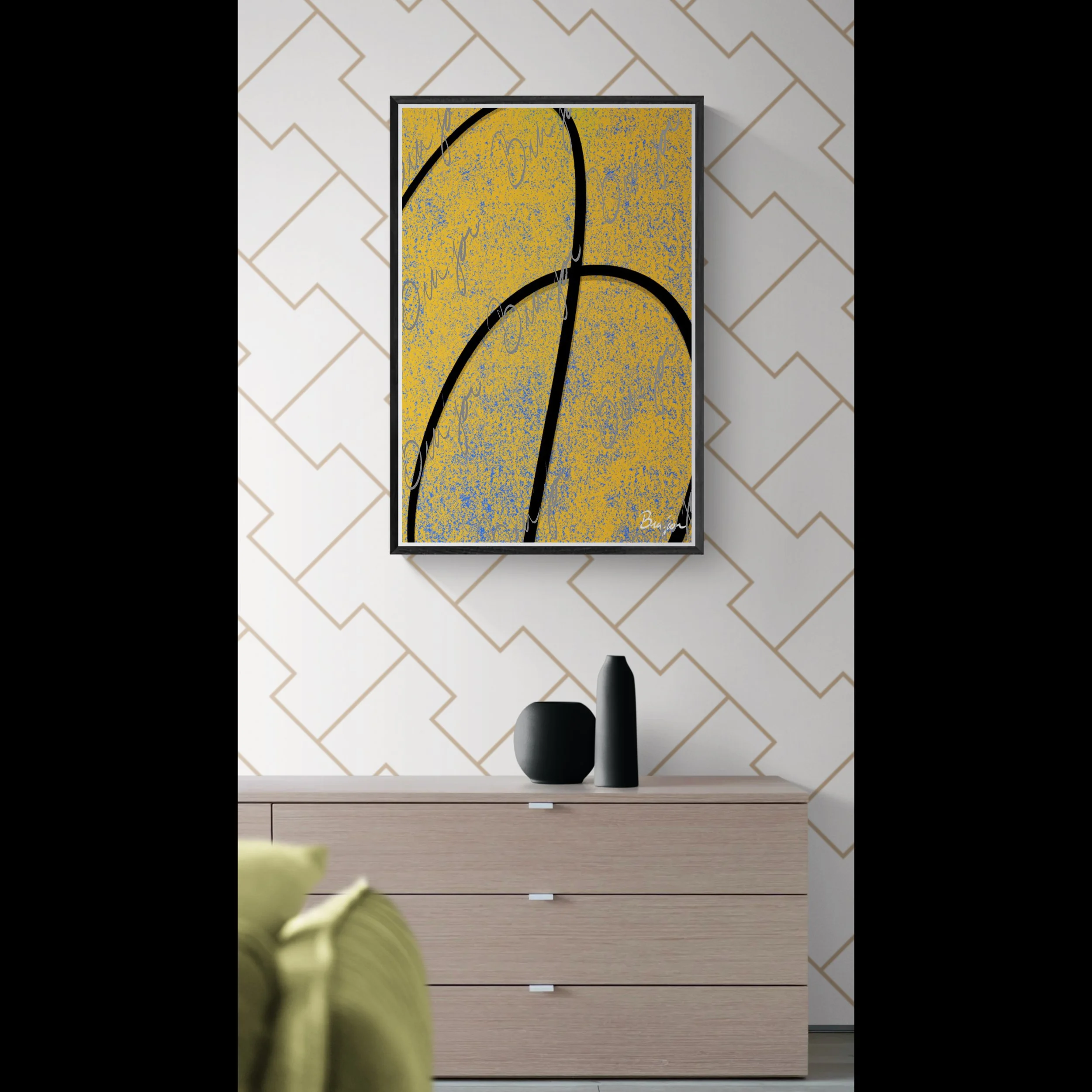 Framed Artwork - Title: Calm