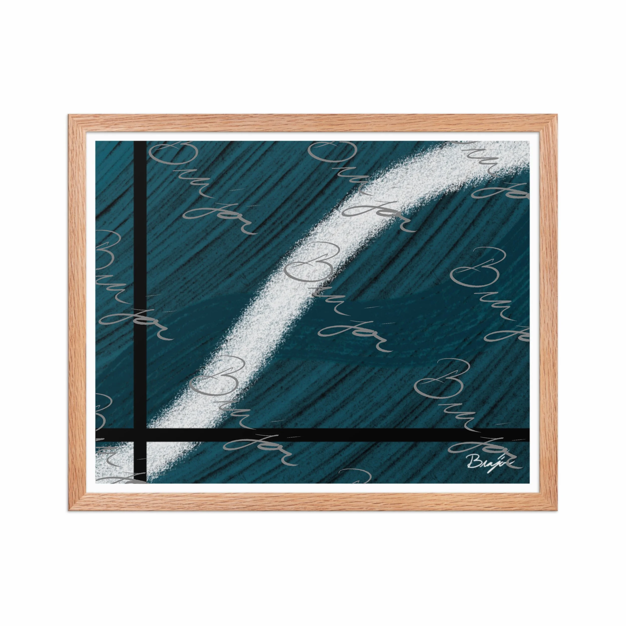 Framed Artwork - Title: The Storm