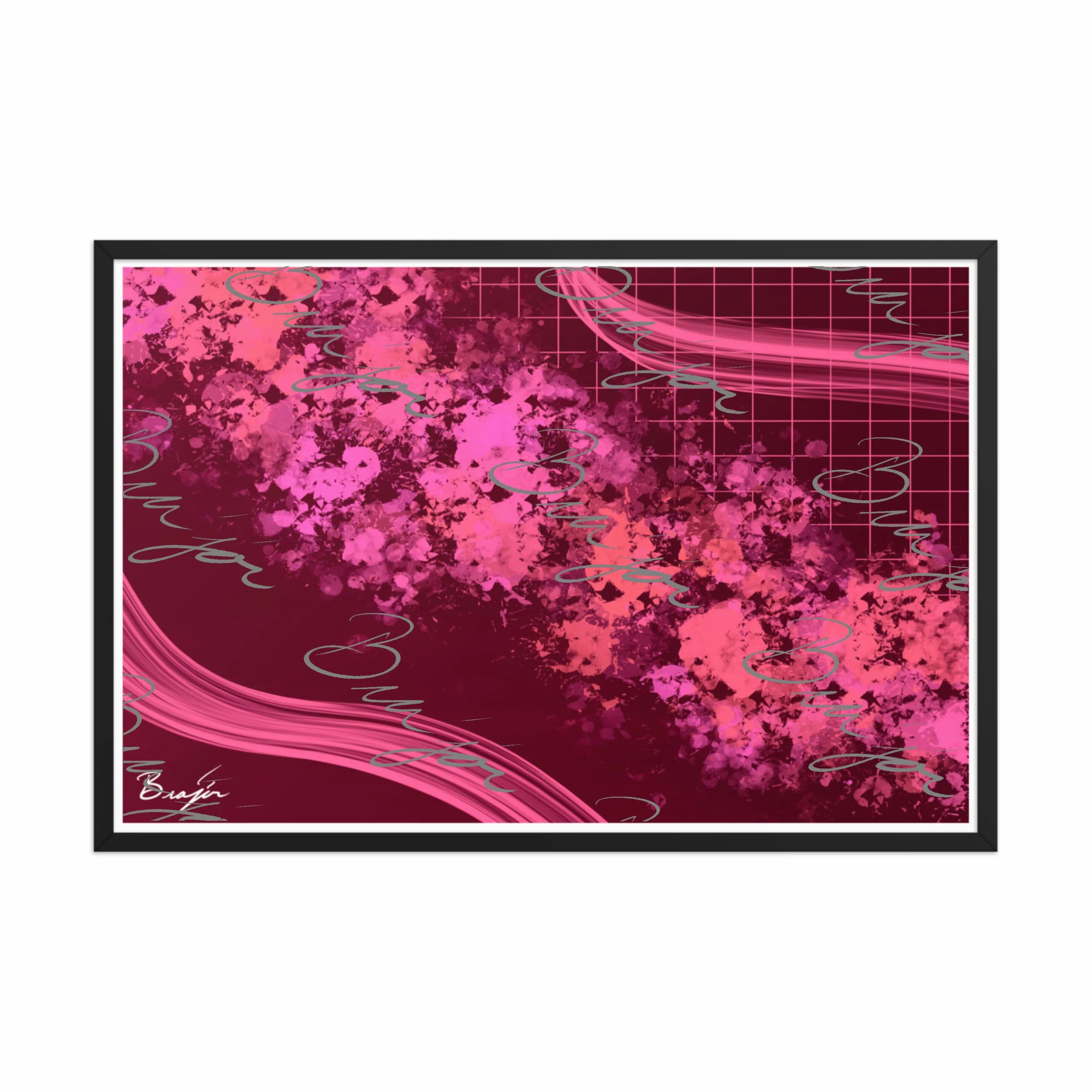 Framed Artwork - Title: Soft