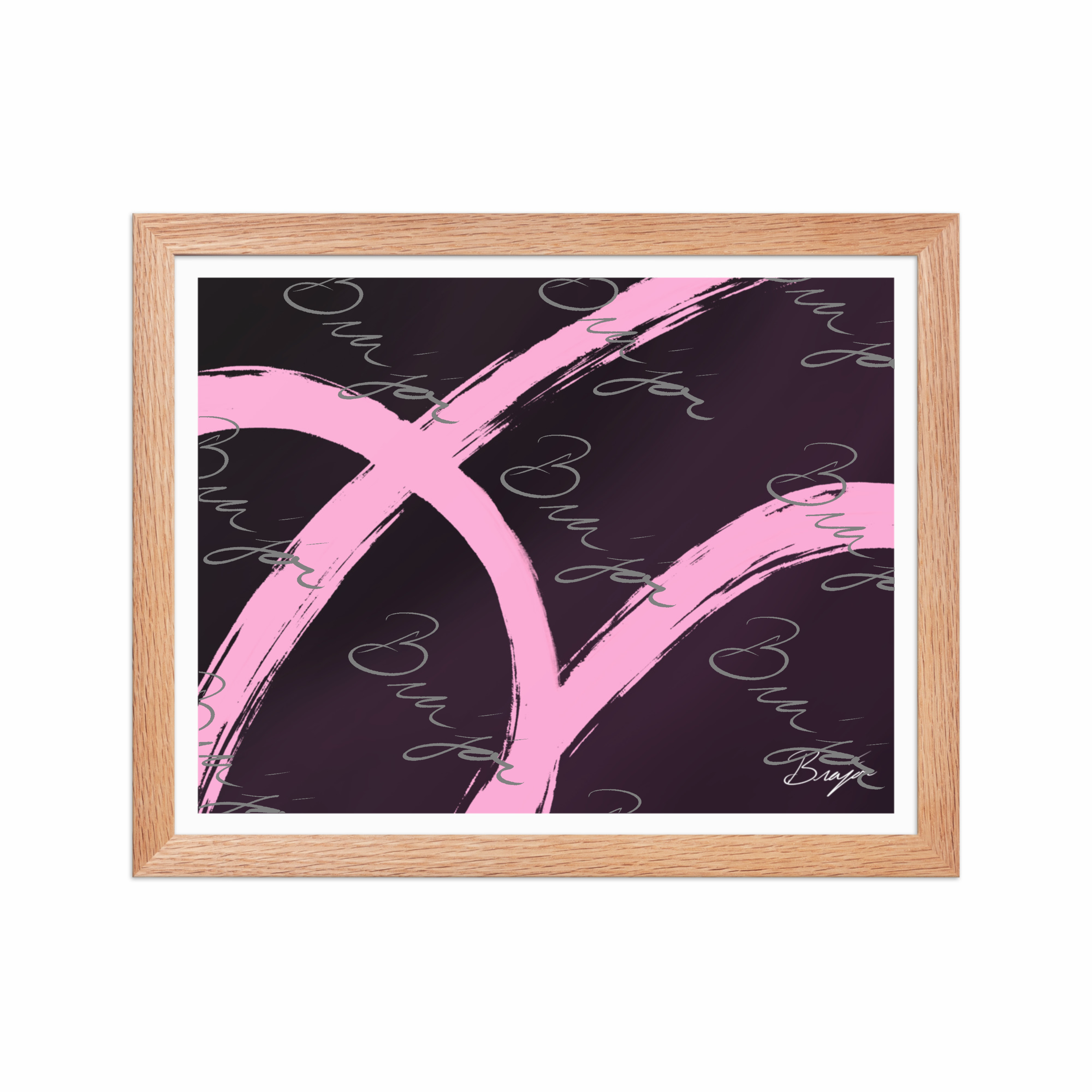 Framed Artwork - Title: Sentiment