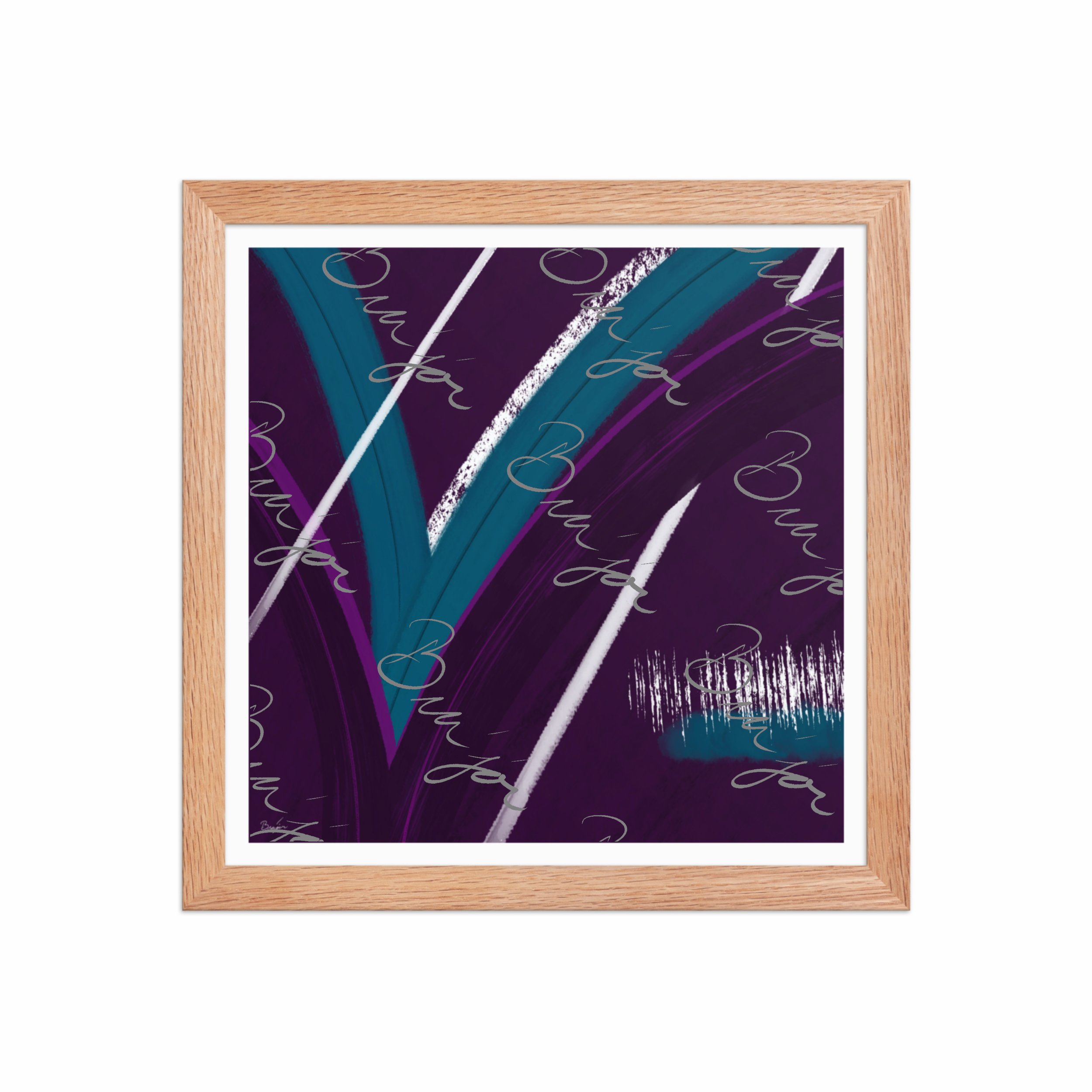 Framed Artwork - Title: Withdraw