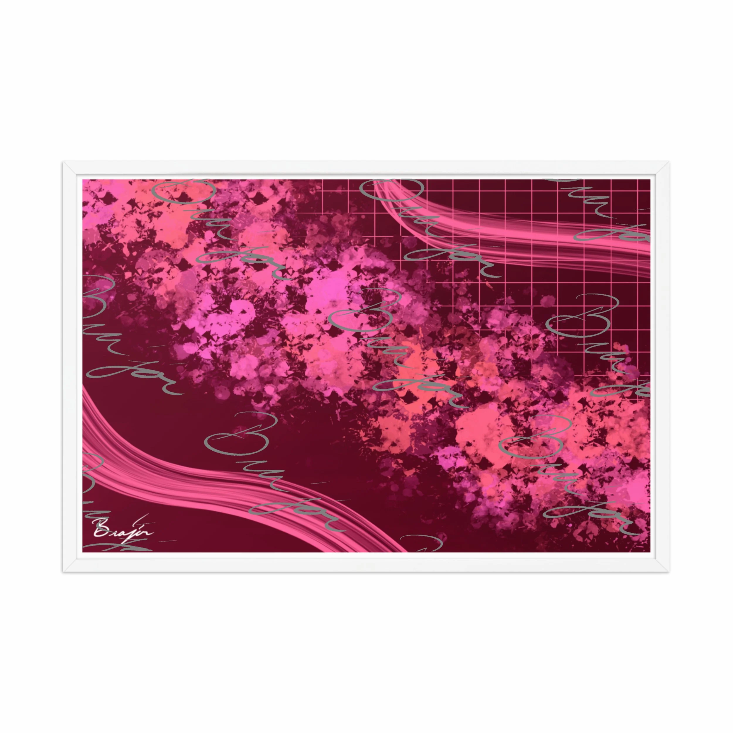 Framed Artwork - Title: Soft