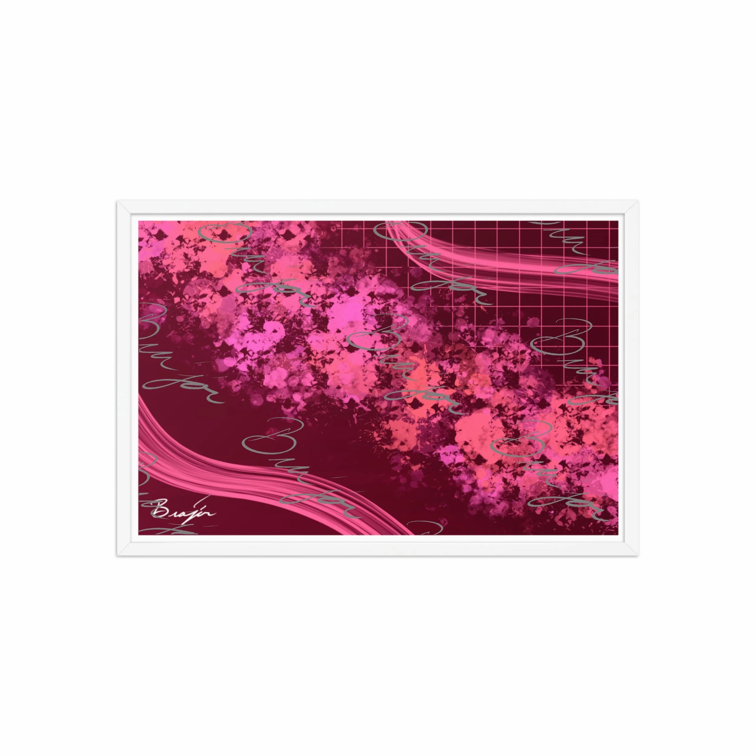 Framed Artwork - Title: Soft