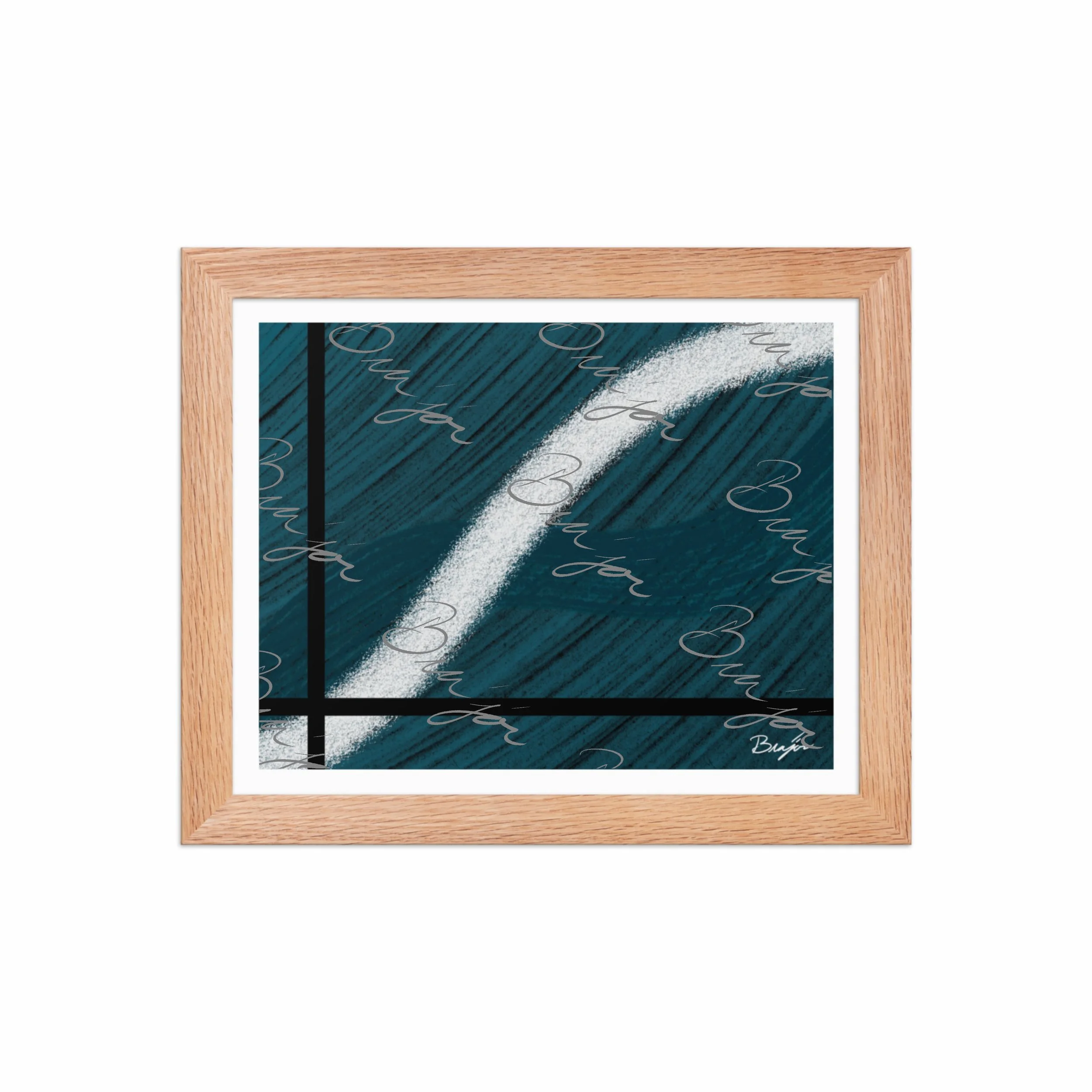 Framed Artwork - Title: The Storm