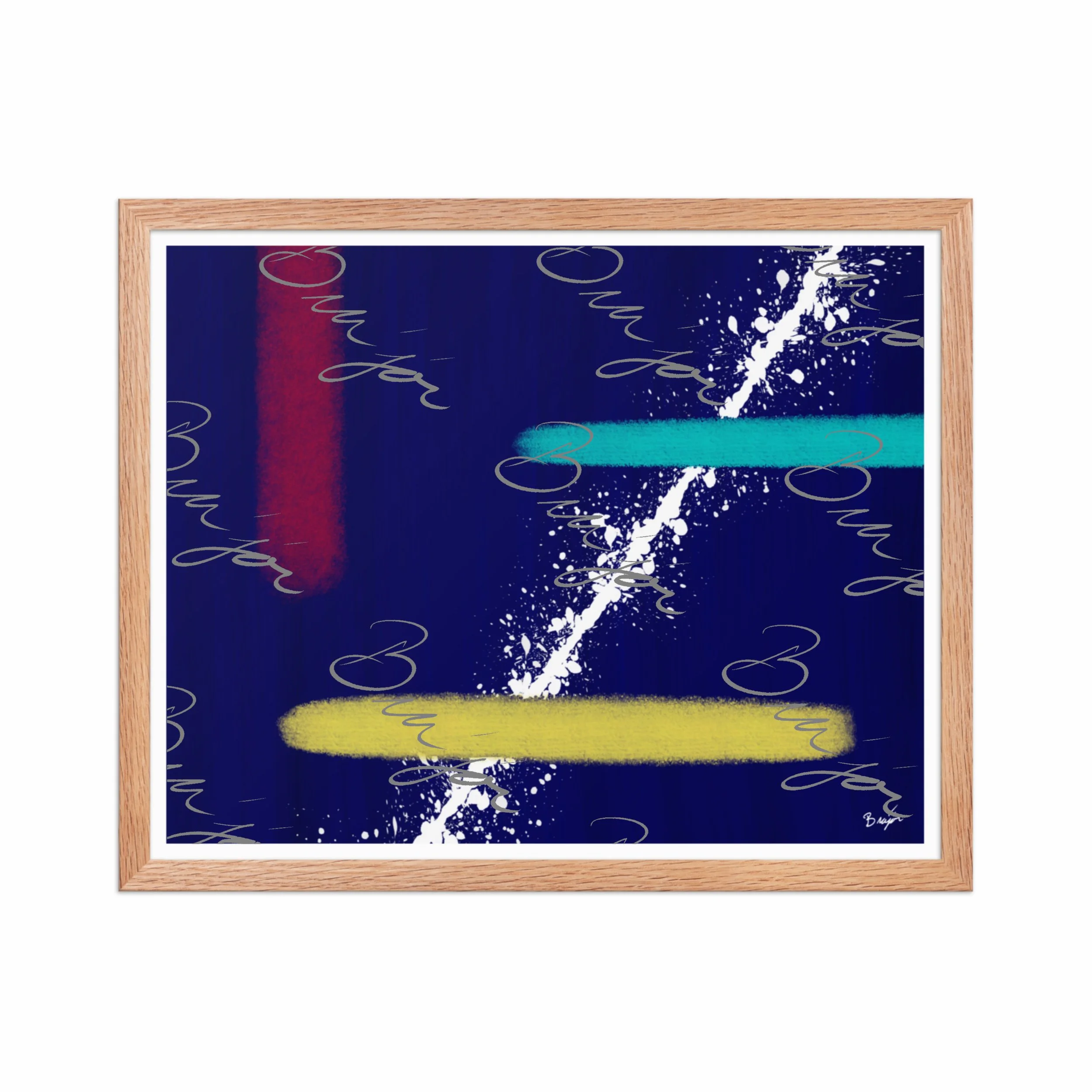 Framed Artwork - Title: Act II