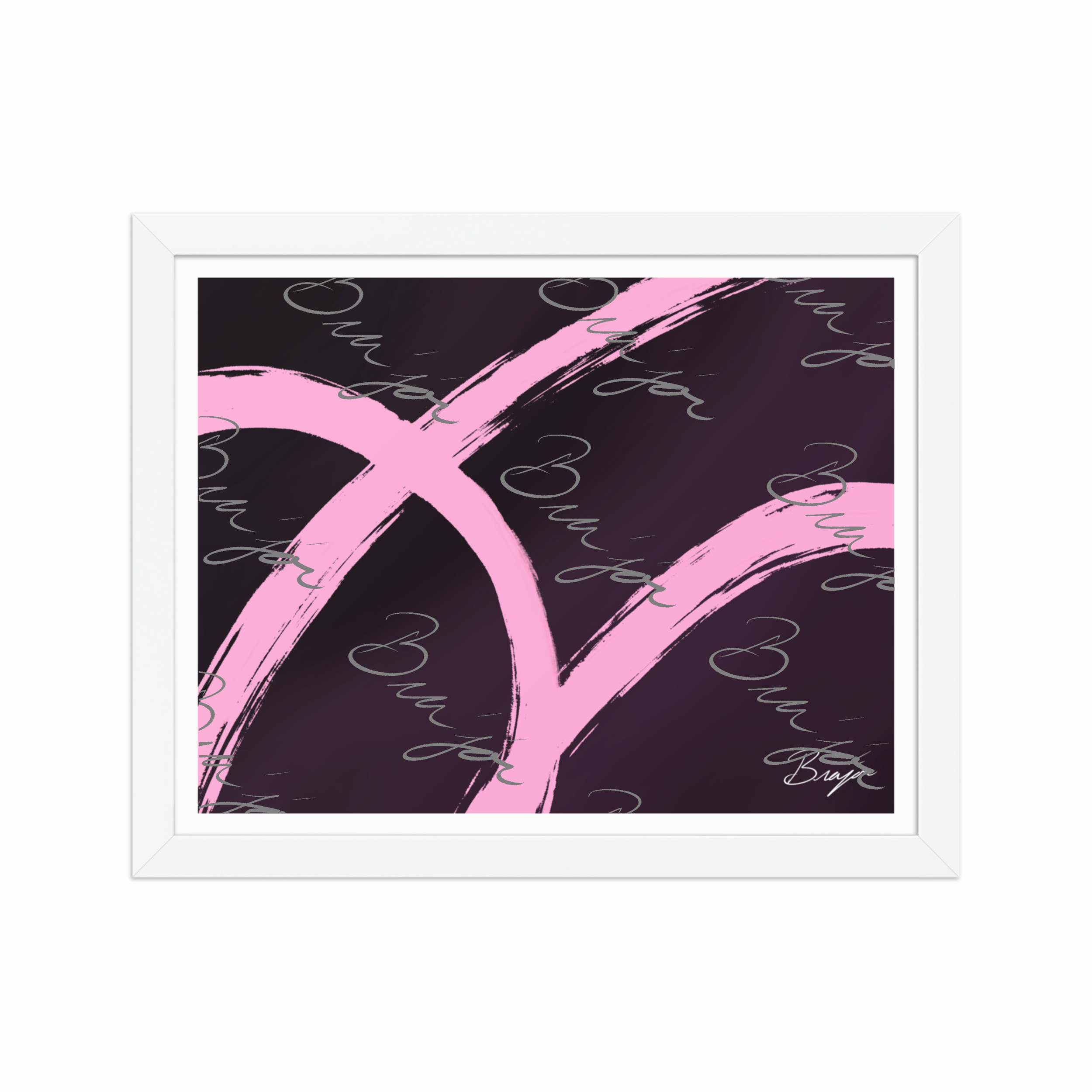 Framed Artwork - Title: Sentiment