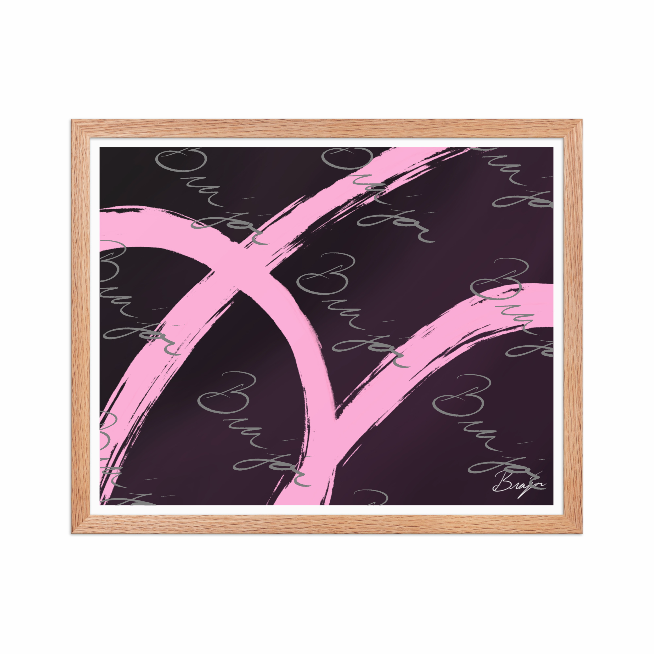 Framed Artwork - Title: Sentiment