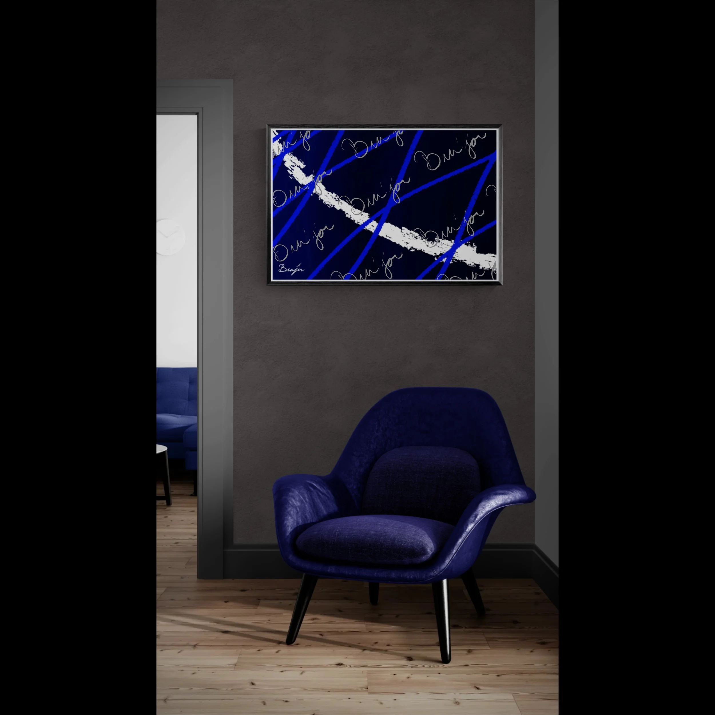 Framed Artwork - Title: Confidant