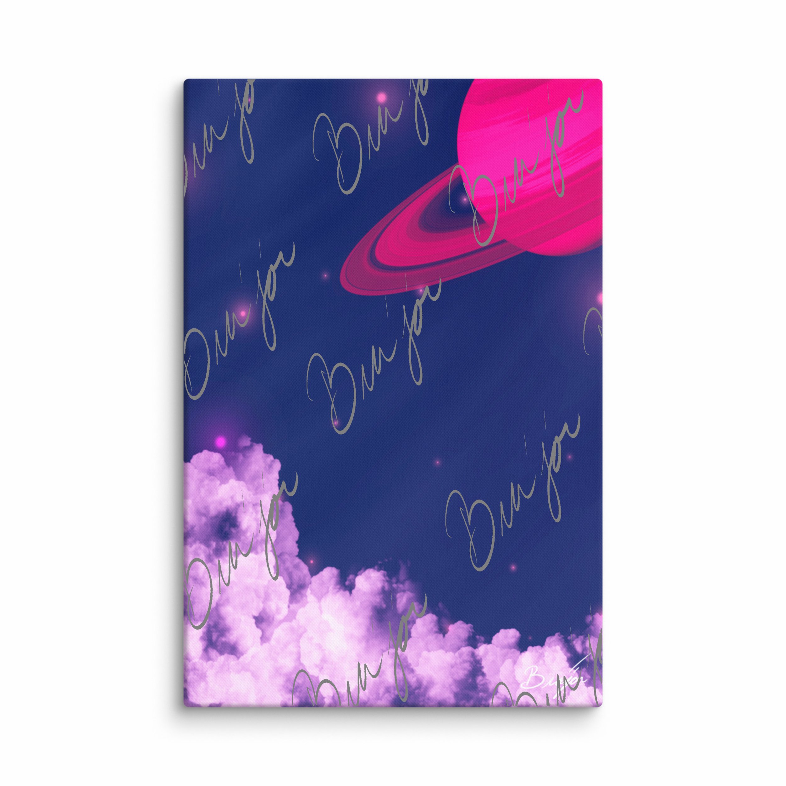 Canvas Wall Art - Title: Pink Space