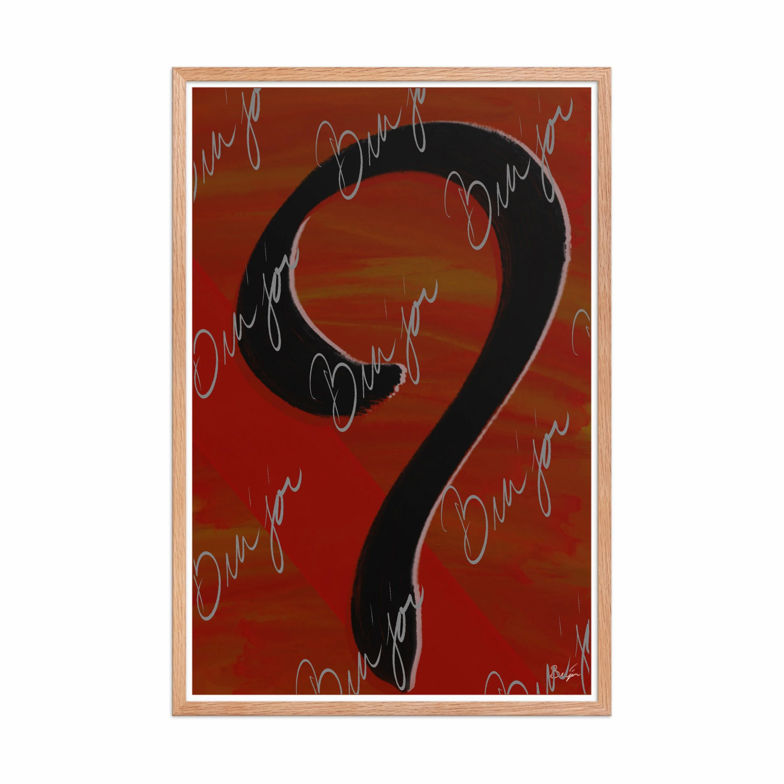 Framed Artwork - Title: Unanswered