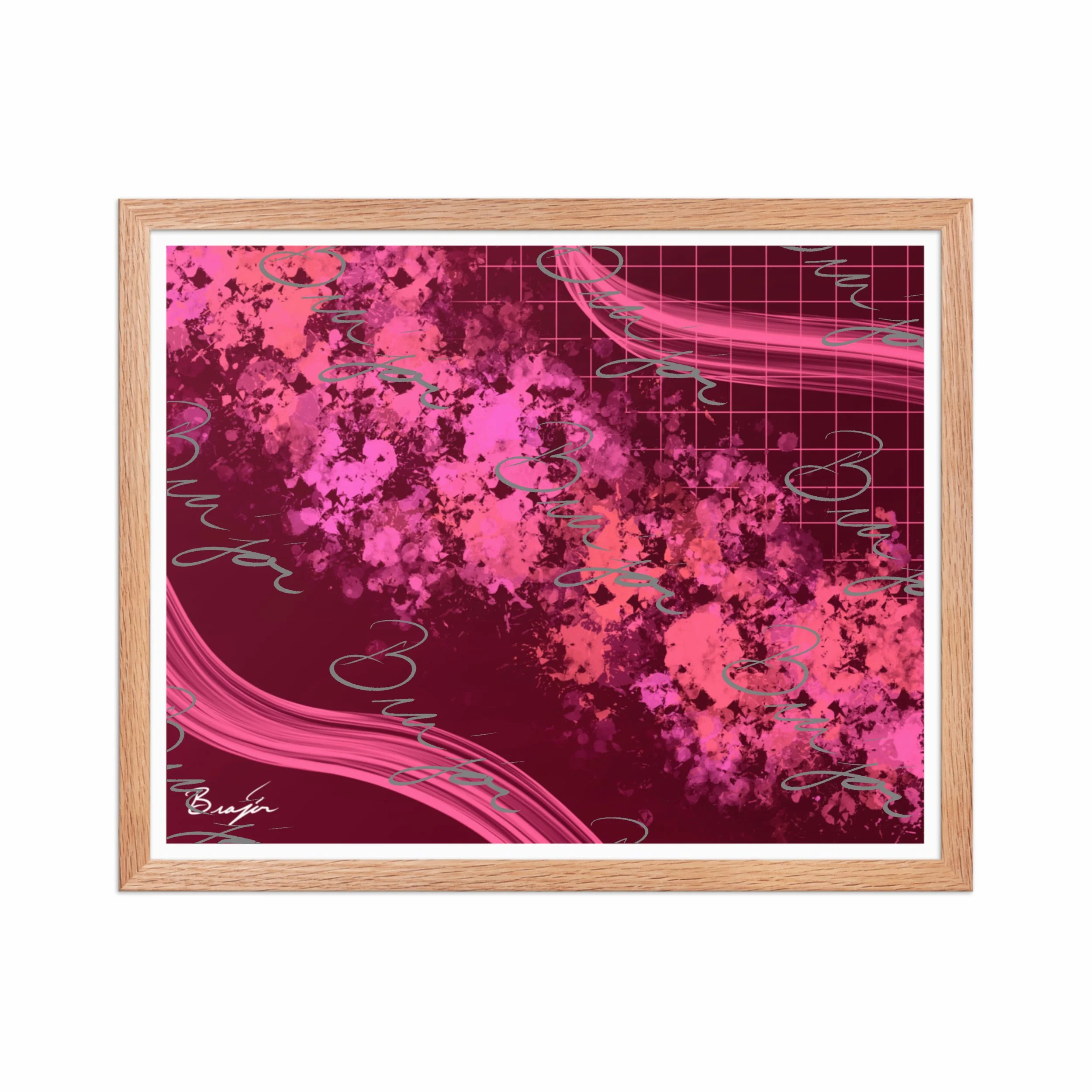Framed Artwork - Title: Soft