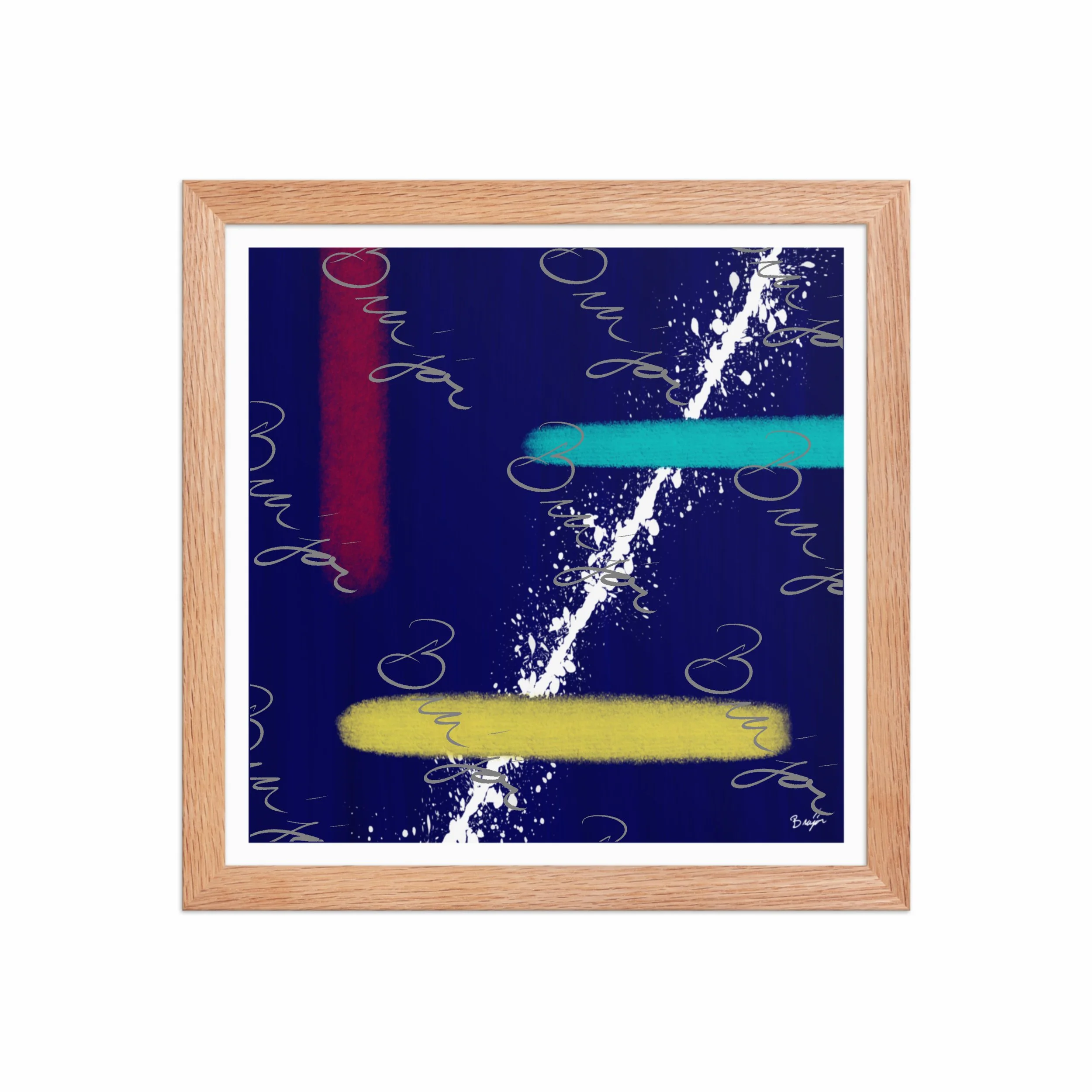 Framed Artwork - Title: Act II