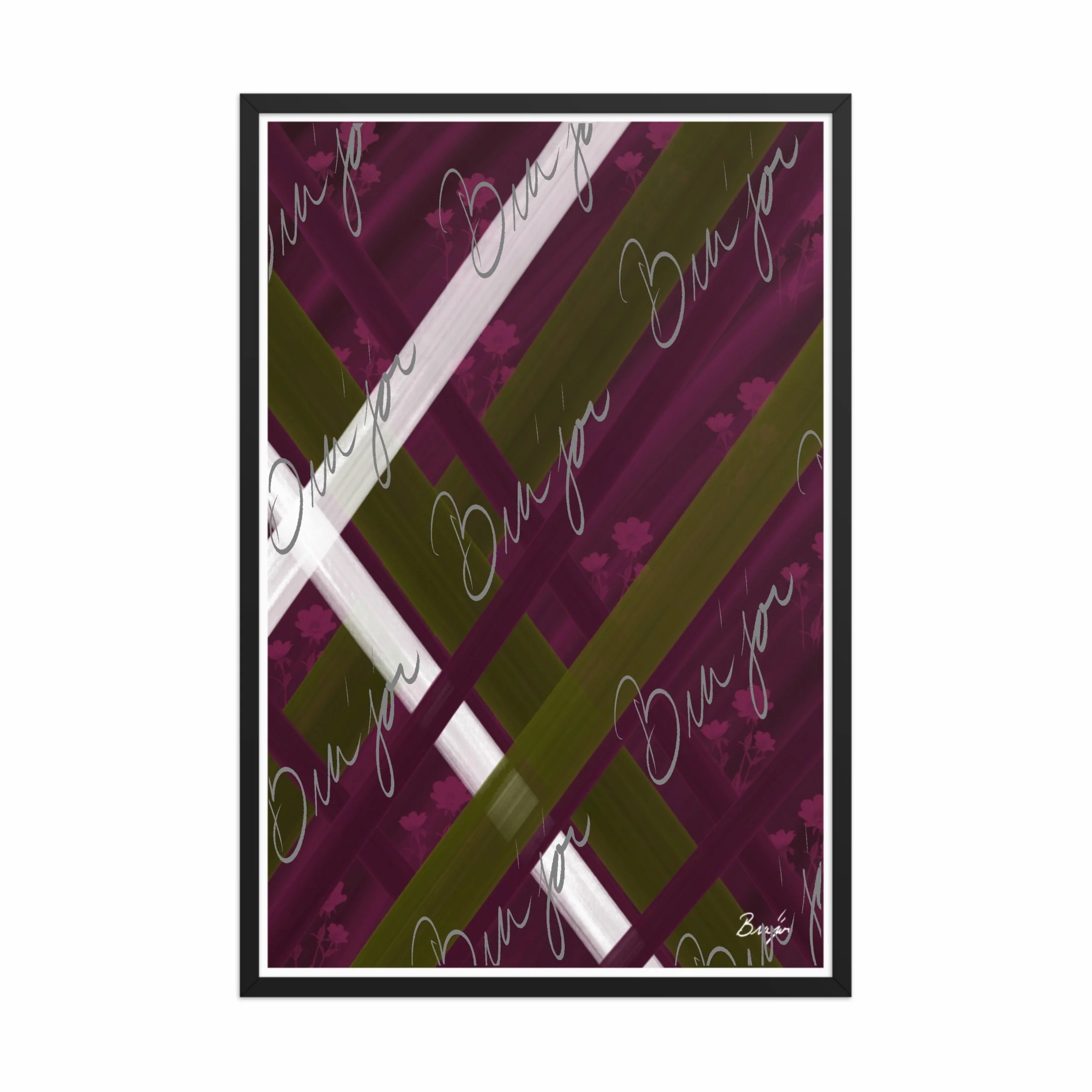 Framed Artwork - Title: Complex