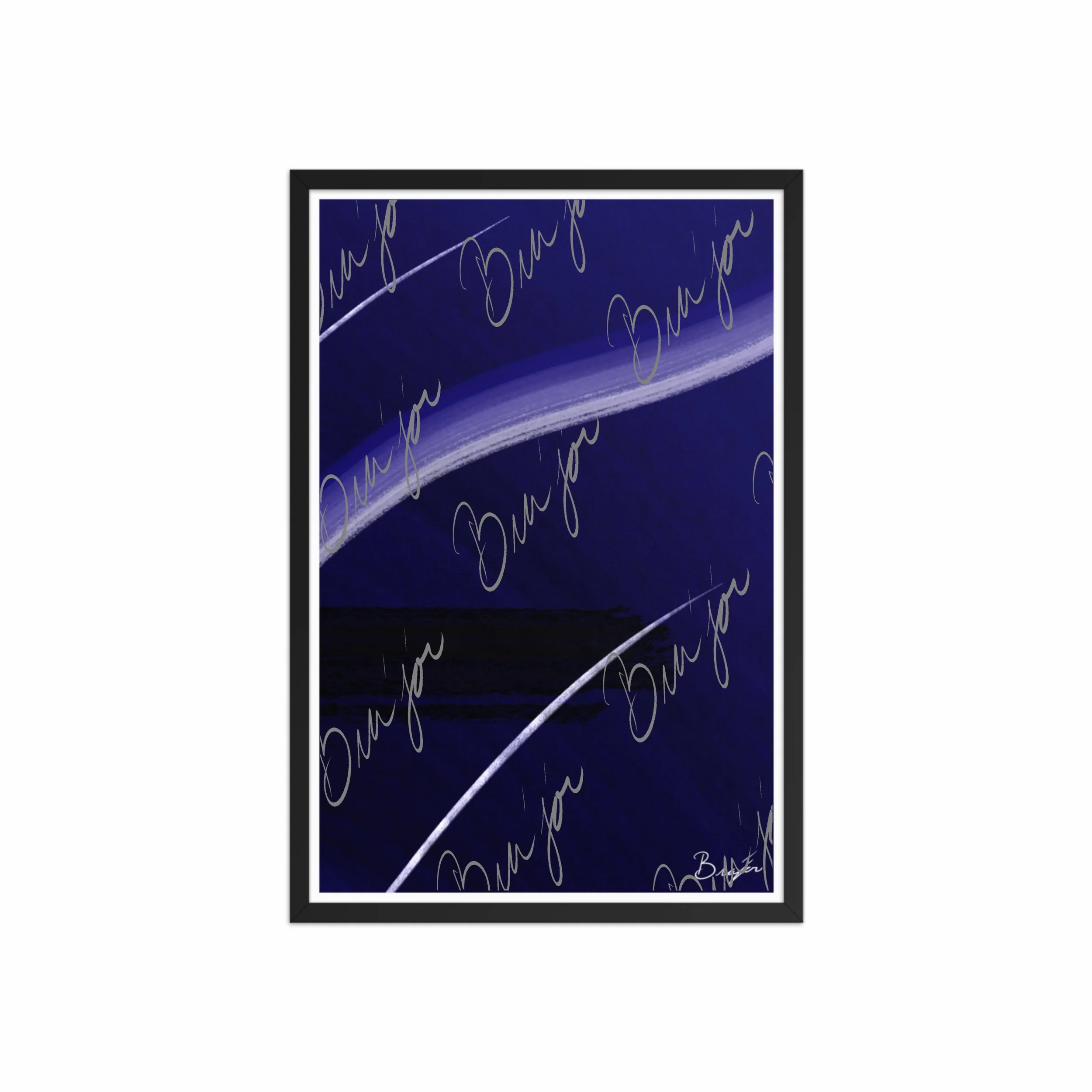 Framed Artwork - Title: Tears