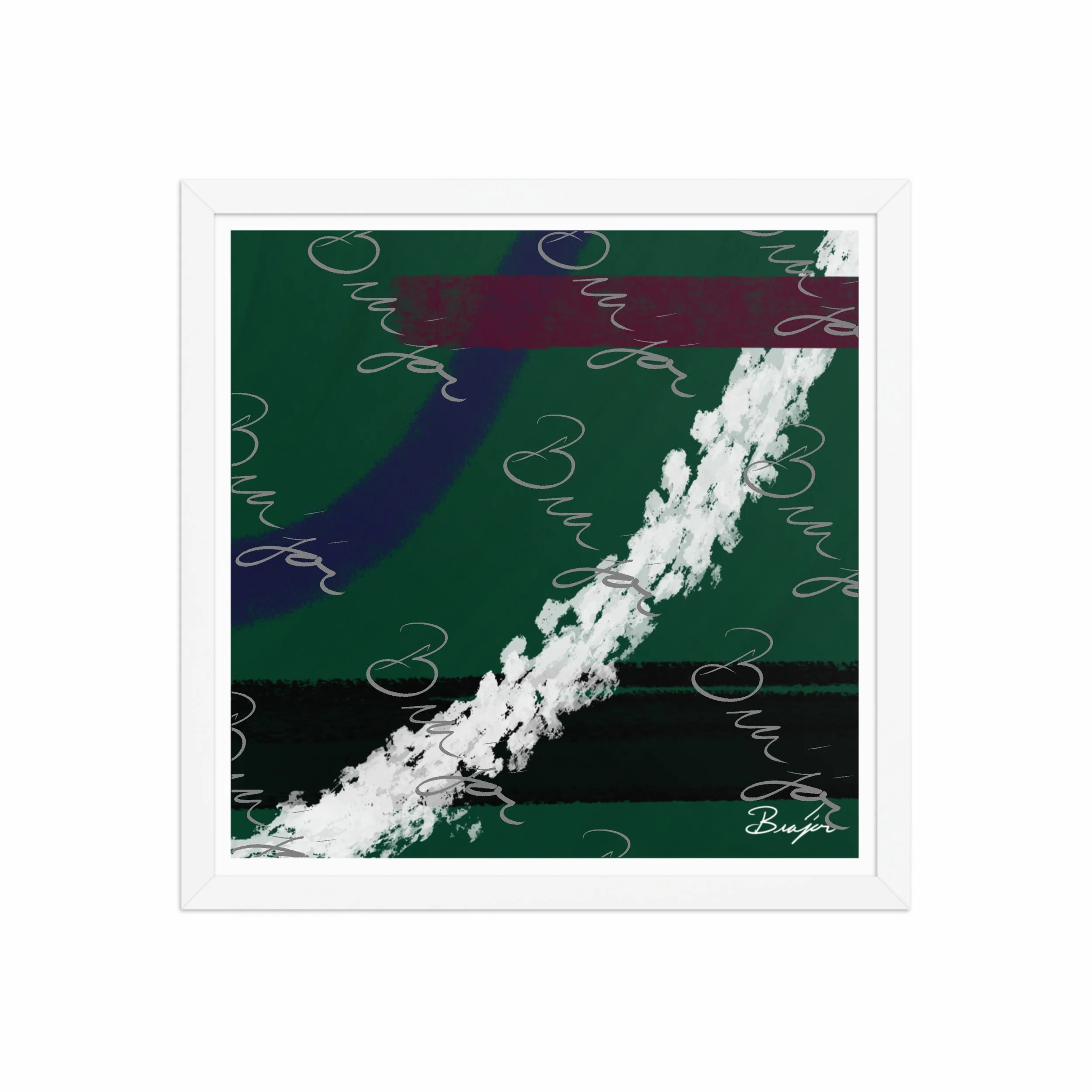 Framed Artwork - Title: Reconstruct